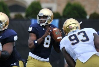 Notre Dame QB Malik Zaire