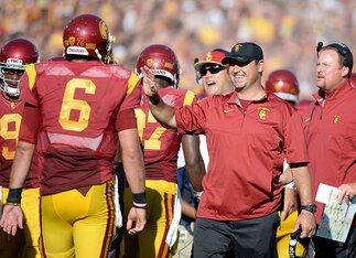 USC QB Cody Kessler and HC Steve Sarkisian