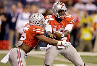 Ohio State RB Ezekiel Elliott and QB Cardale Jones