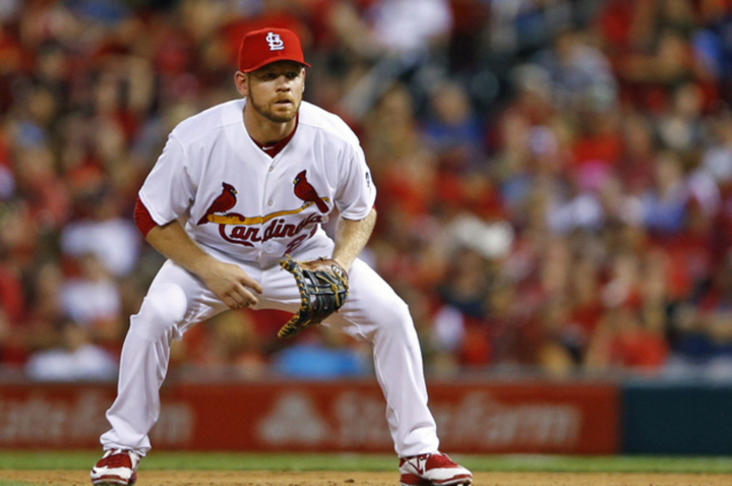 St. Louis will plug in Brandon Moss at first base.