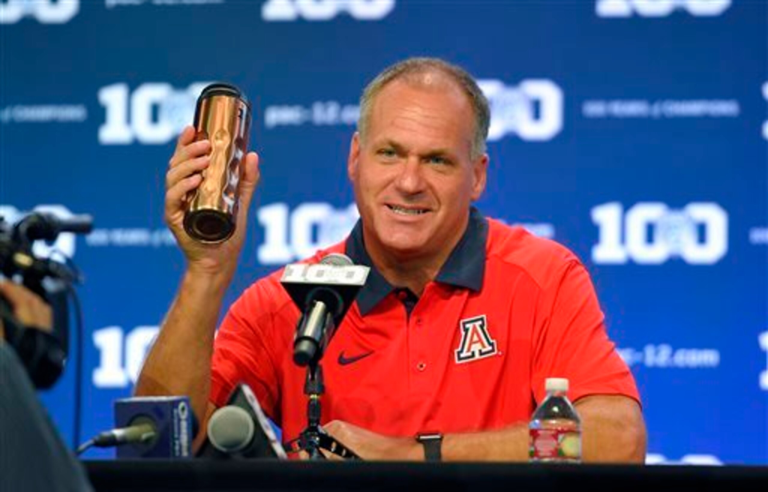 Rich Rod during media day.