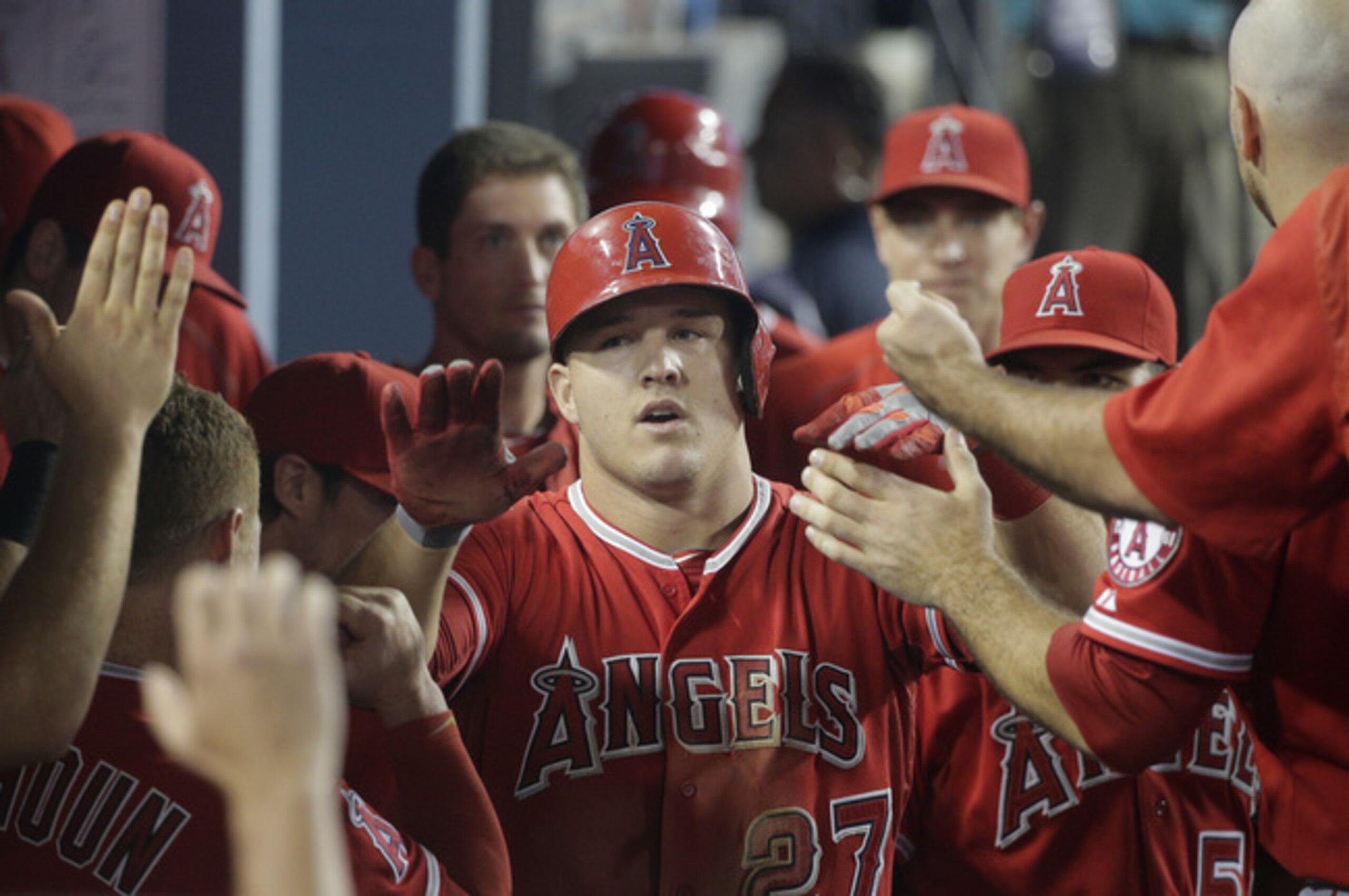 Is it a concern that Mike Trout's Angels have gone cold?