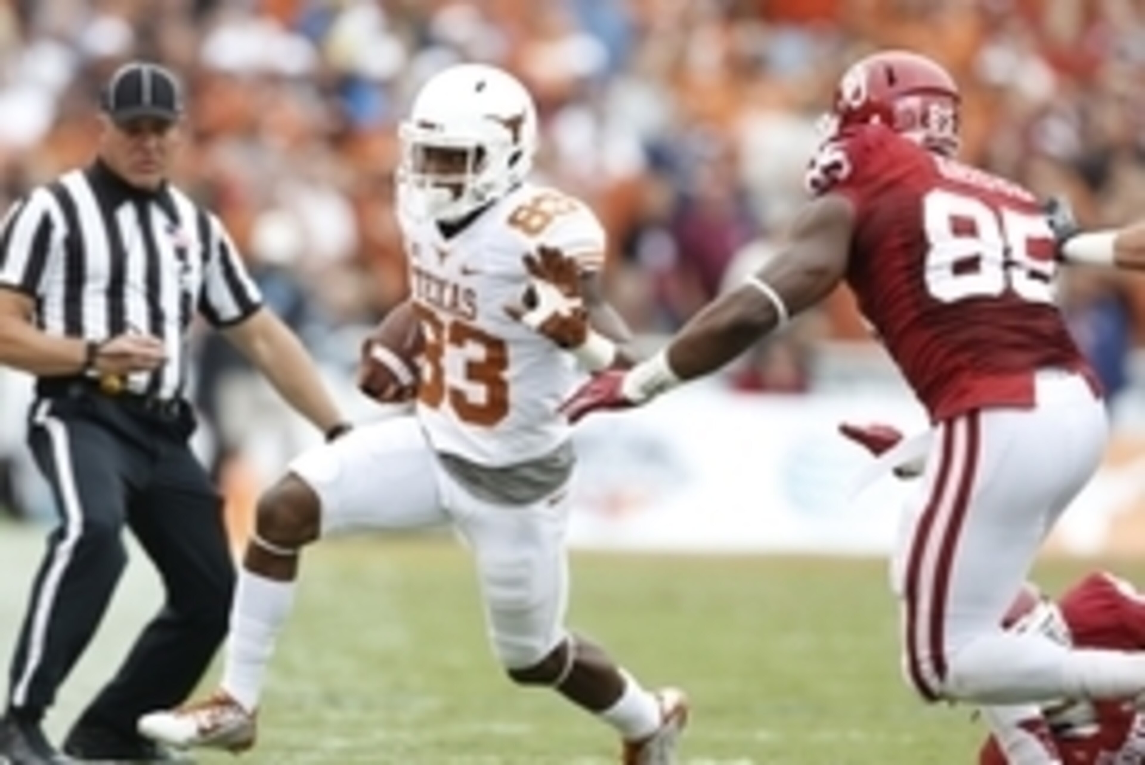 Sophomore wideout Armanti Foreman leads Texas' group of breakout candidates.