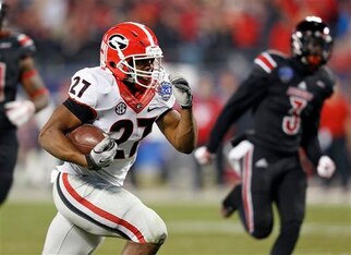 Georgia RB Nick Chubb emerged as a dominant force last fall.