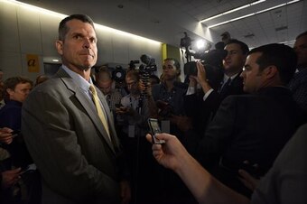 Michigan coach Jim Harbaugh has drawn more than his share of media attention this year.