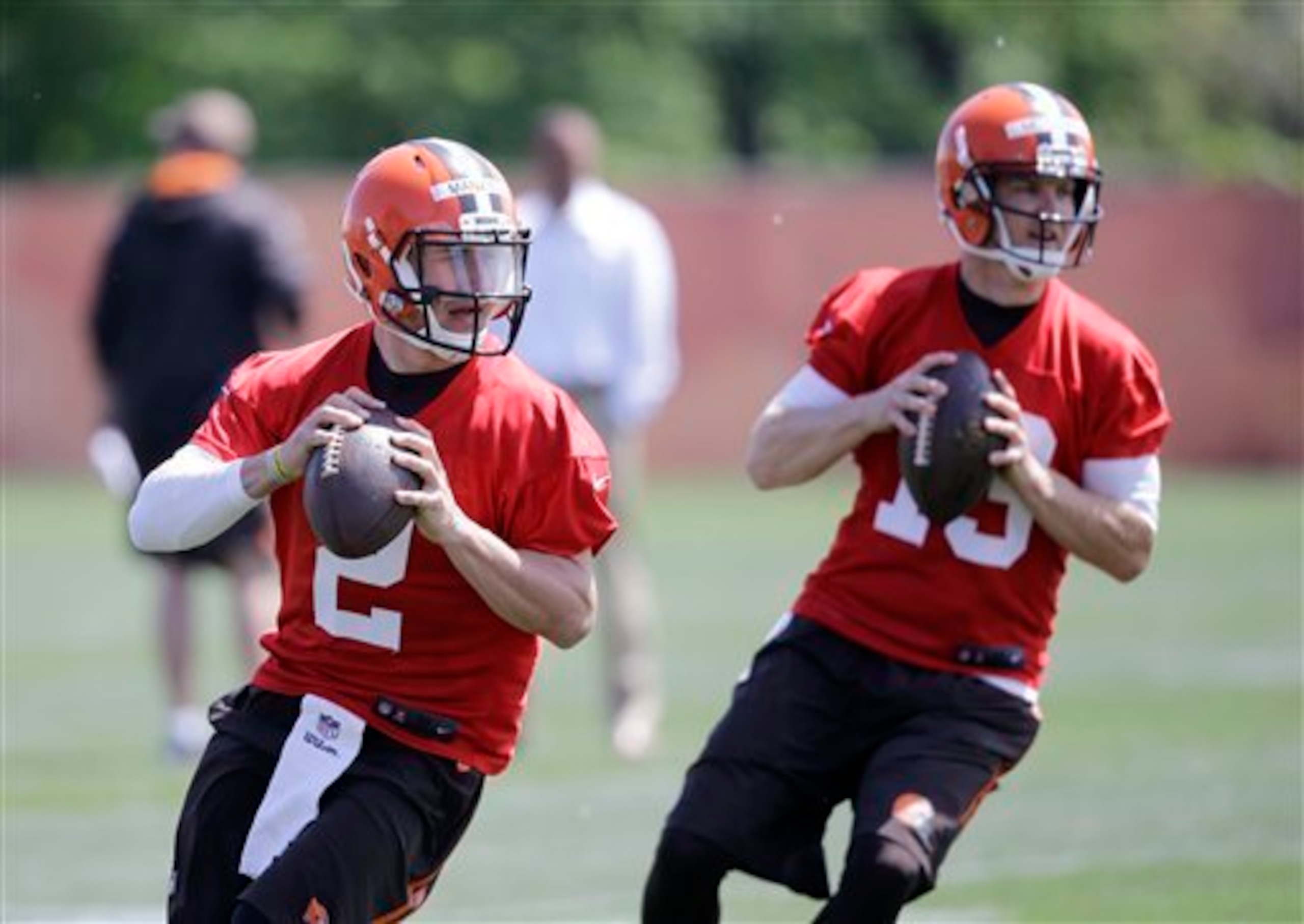 The Browns must choose a quarterback between the unproven Johnny Manziel and 36-year-old Josh McCown.