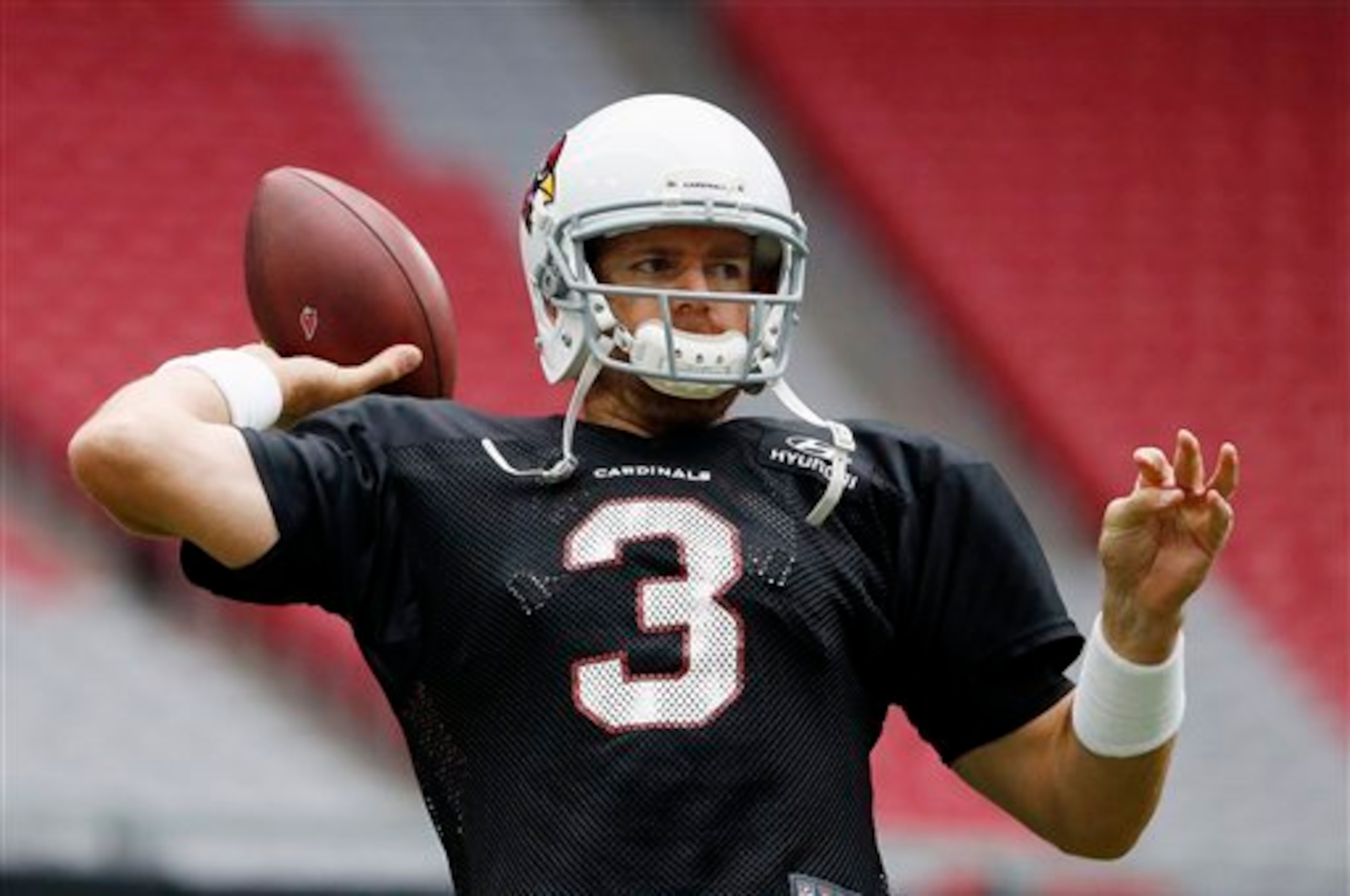 Quarterback Carson Palmer missed 10 games last season with a torn ACL but has been cleared for all activities in time for training camp.