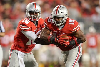 Ohio State QB J.T. Barrett and RB Ezekiel Elliott