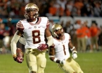 Florida State DBs Jalen Ramsey and Tyler Hunter