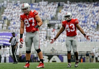 Ohio State DE Joey Bosa and LB Darron Lee