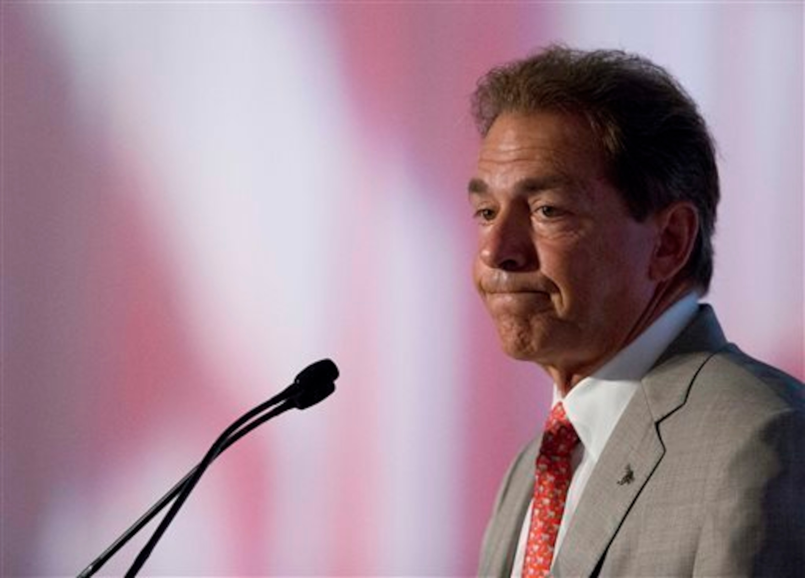 Head coach Nick Saban.
