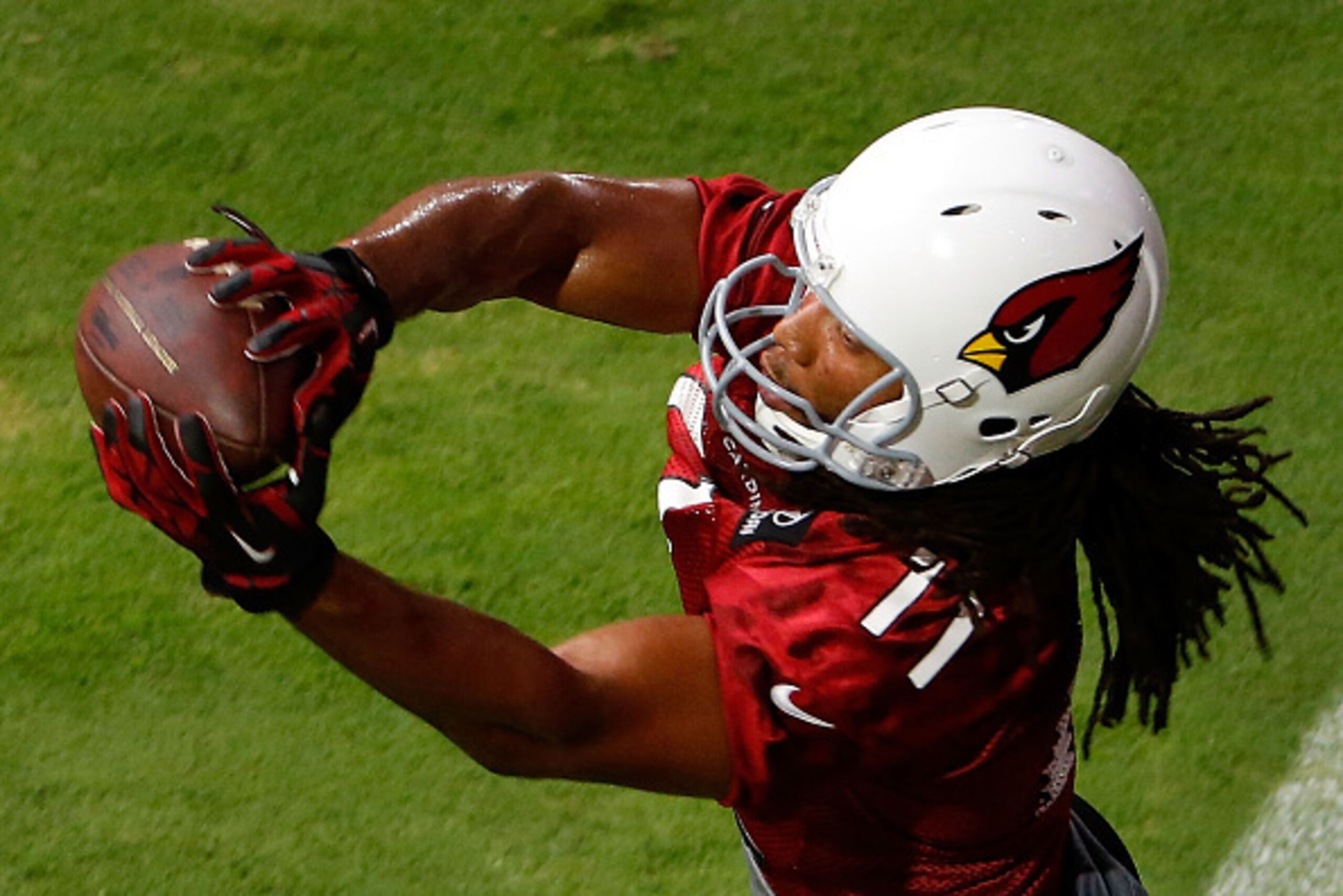 Larry Fitzgerald's All-Pro hands will reward those who don't let him slip through the ninth round undrafted.