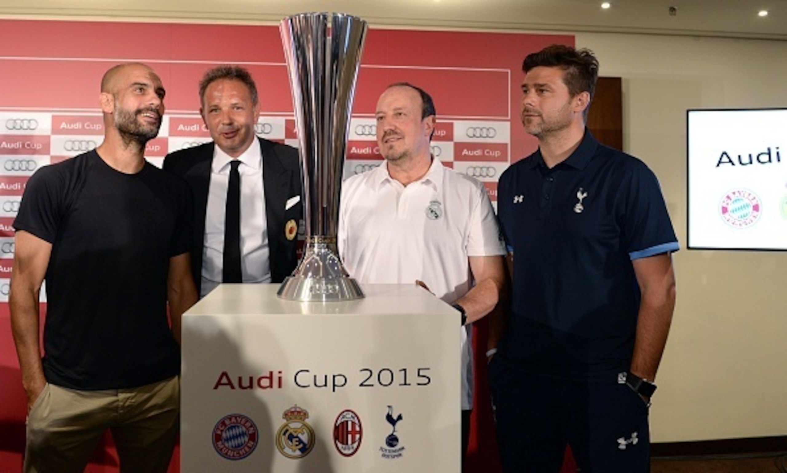This was as close as Mauricio Pochettino and Tottenham would get to the Audi Cup.