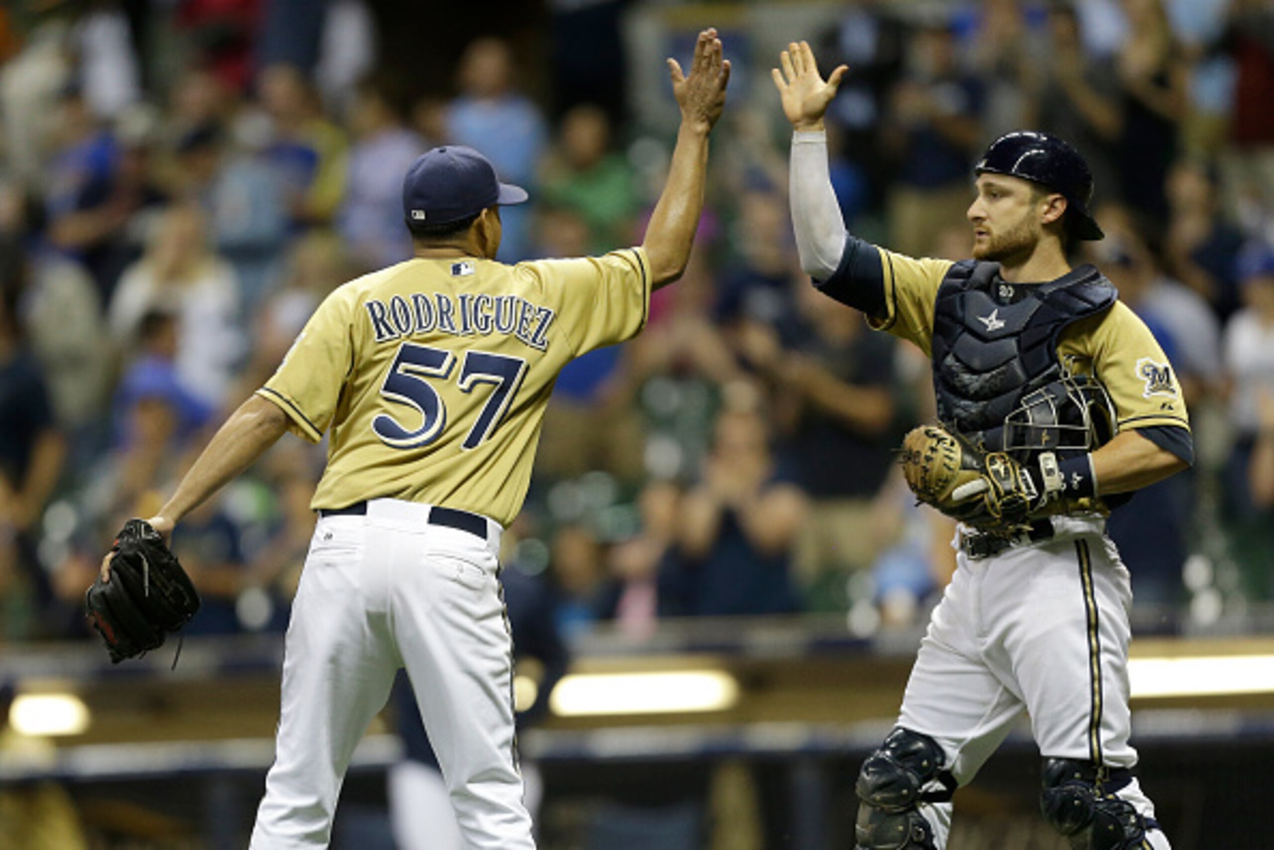 Rodriguez has been sensational out of the Brewers pen this season.