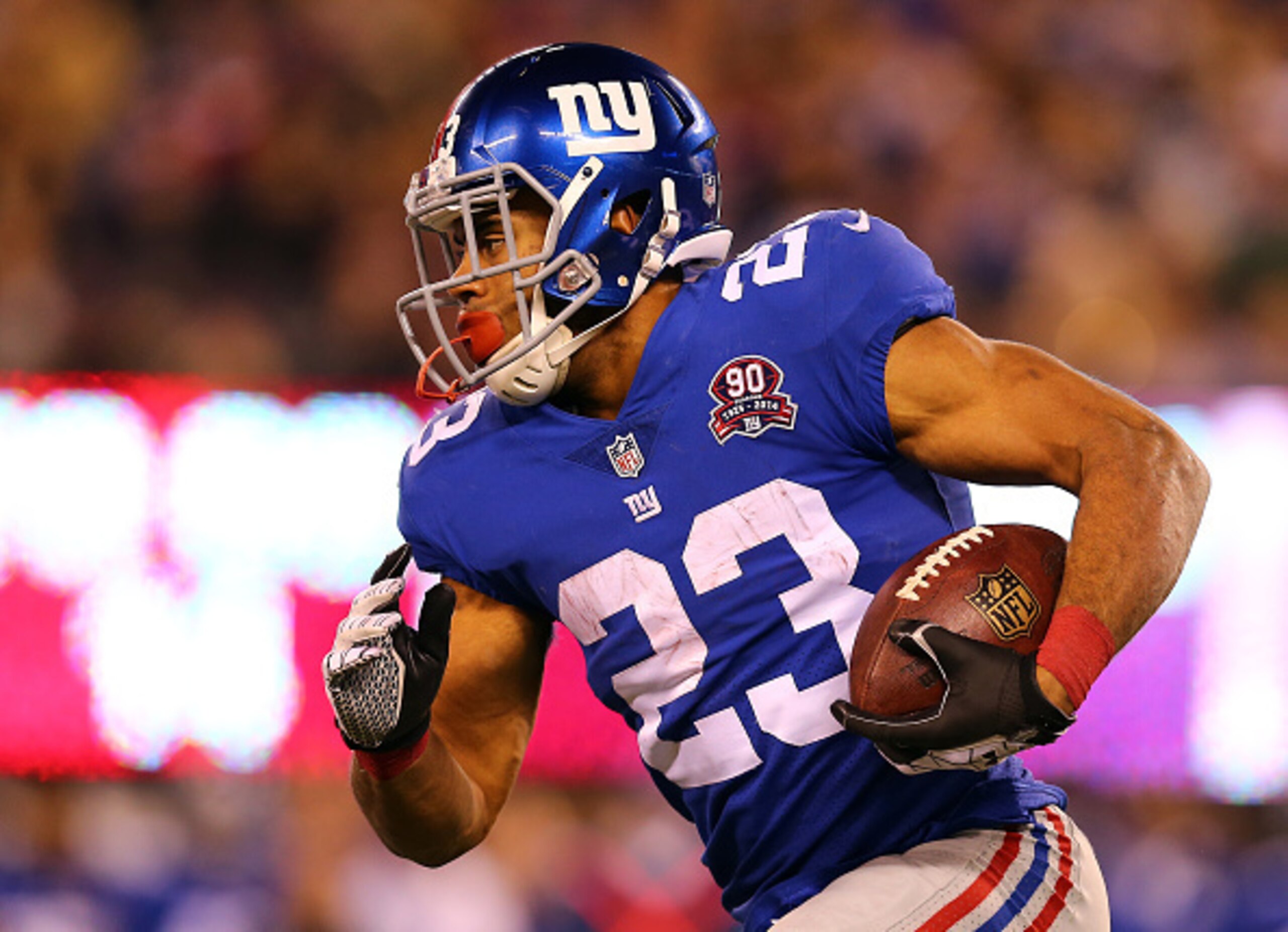 Rashad Jennings is in a crowded backfield in New York.