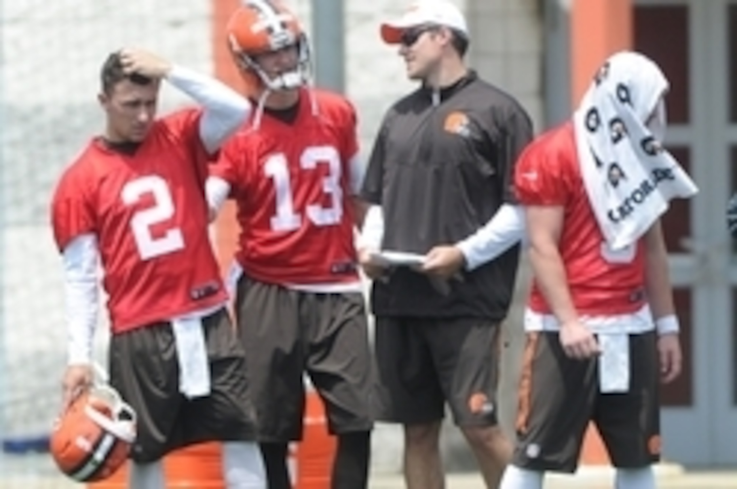 The Cleveland Browns' quarterback position may be Josh McCown's to lose.
