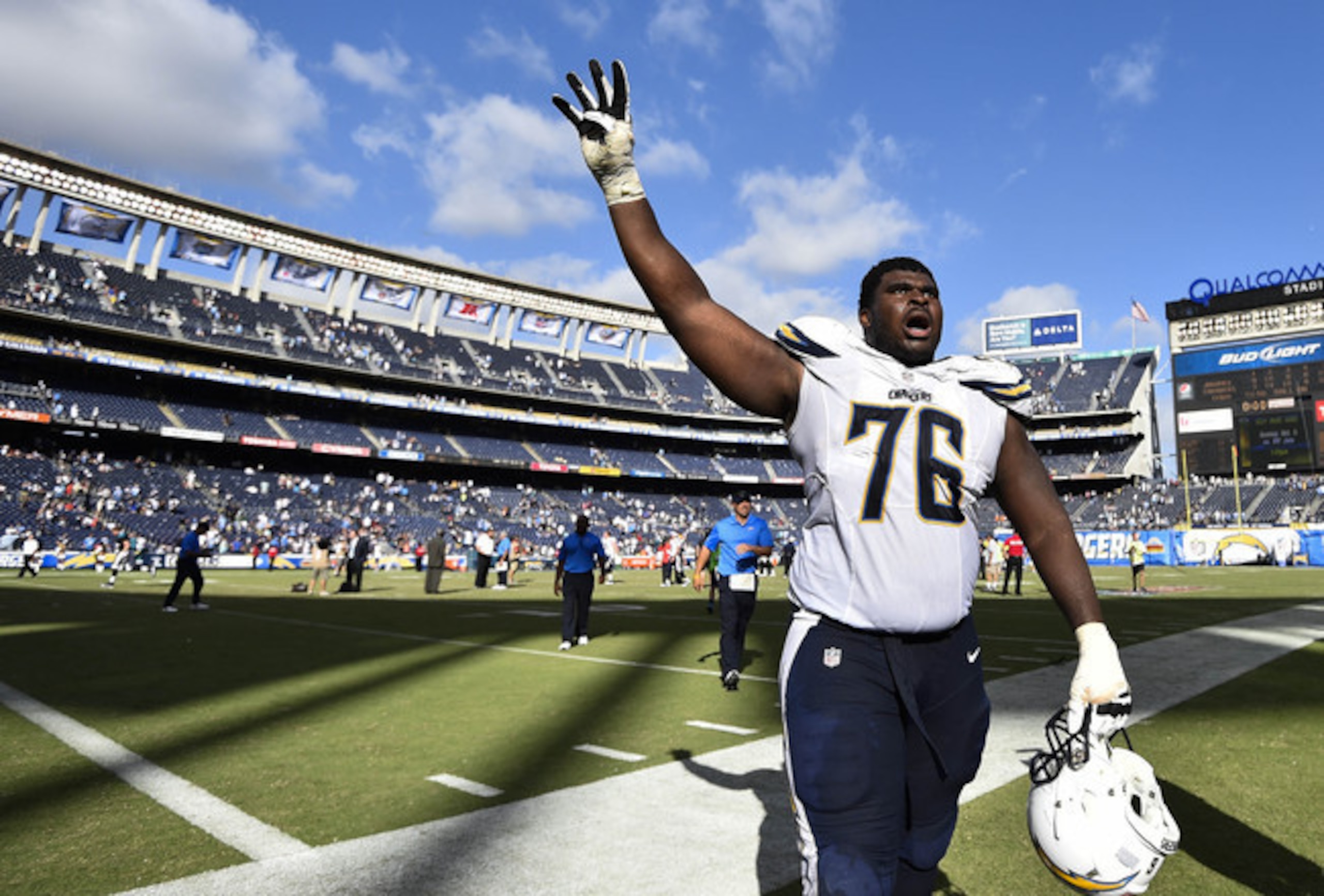 D.J. Fluker is in line for a position change.