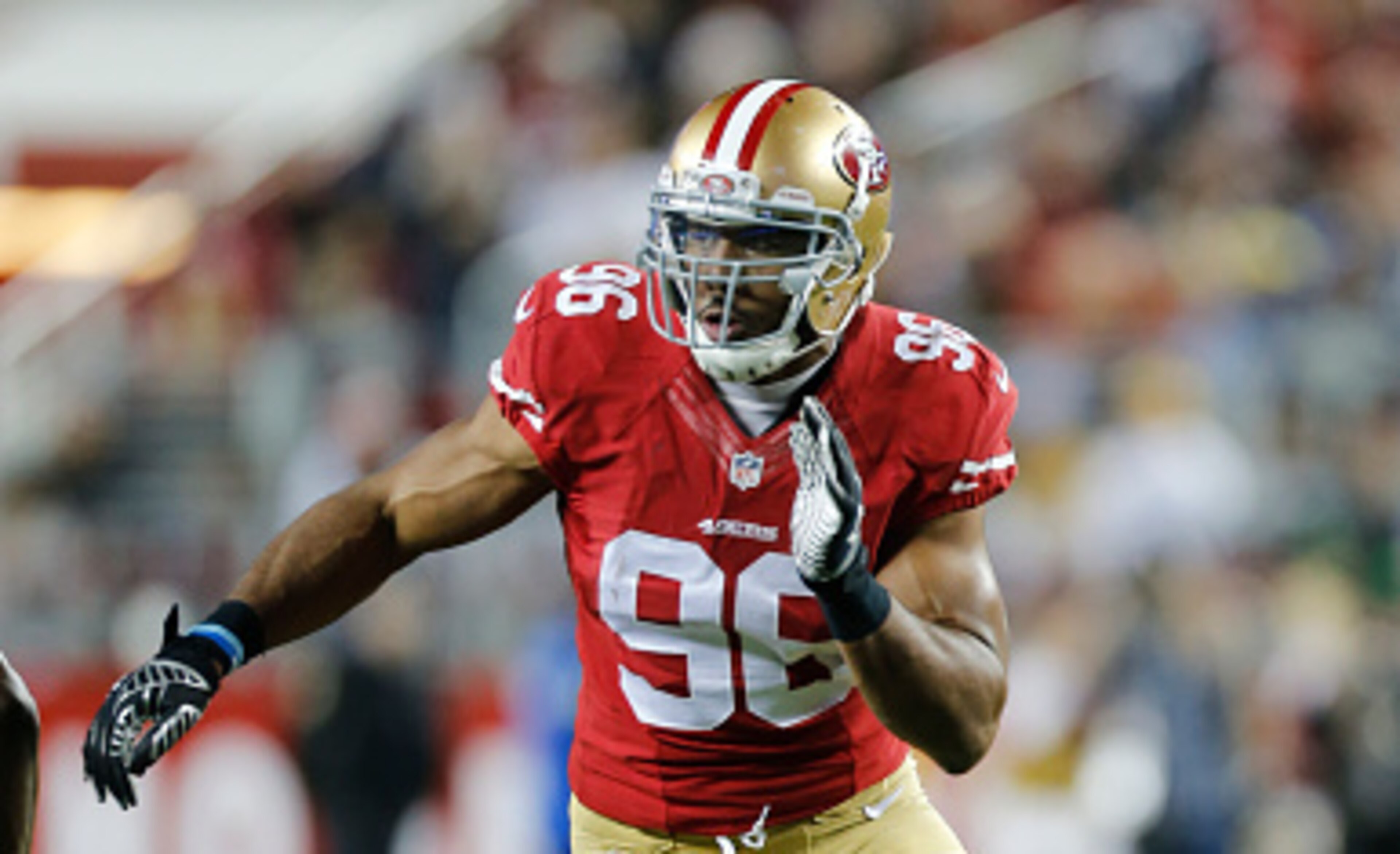 Corey Lemonier and others have major gaps to fill in the 49ers defense. Corey Lemonier and others have major gaps to fill in the 49ers defense.