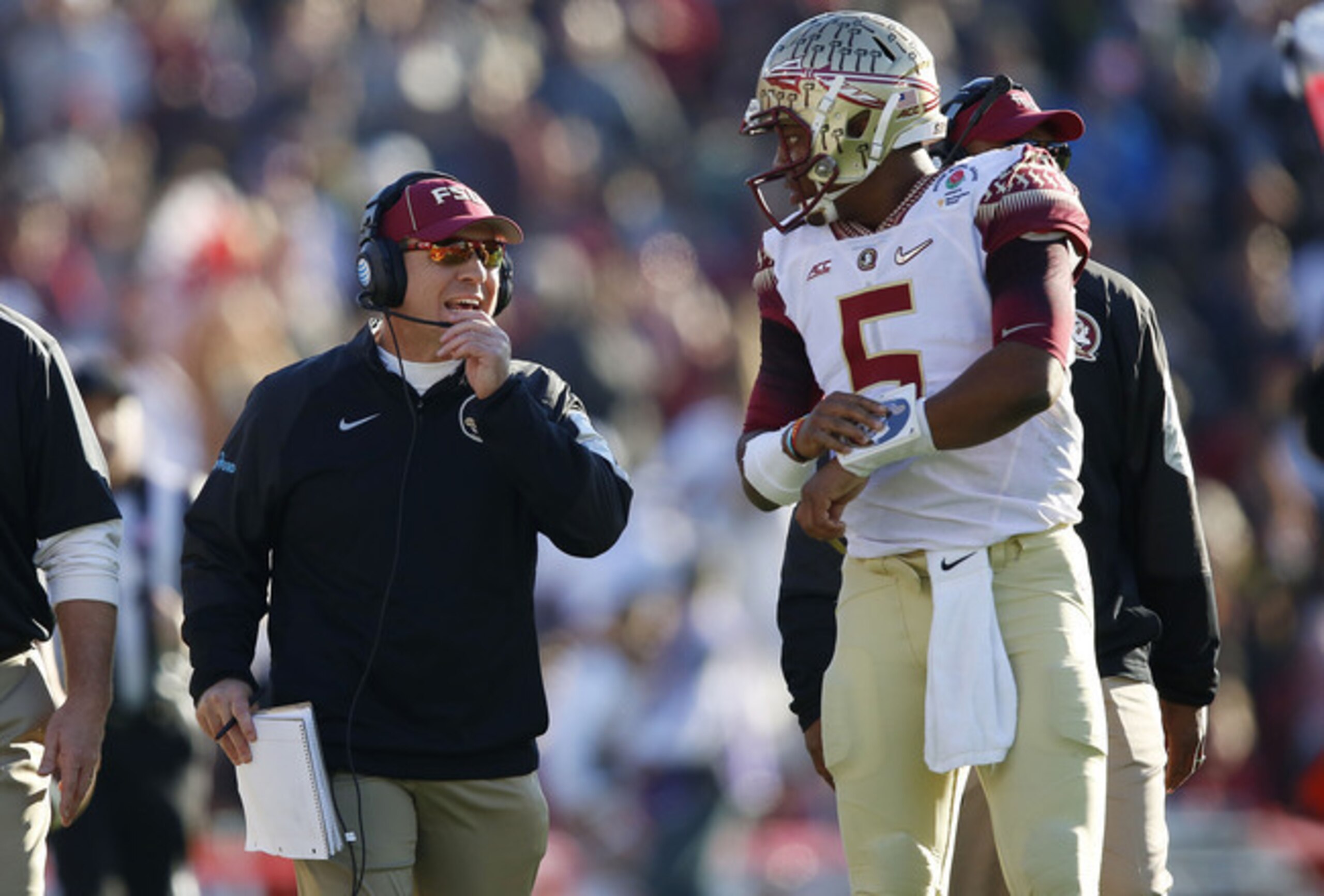 Jimbo Fisher and Jameis Winston led a resilient run for Florida State in 2014.