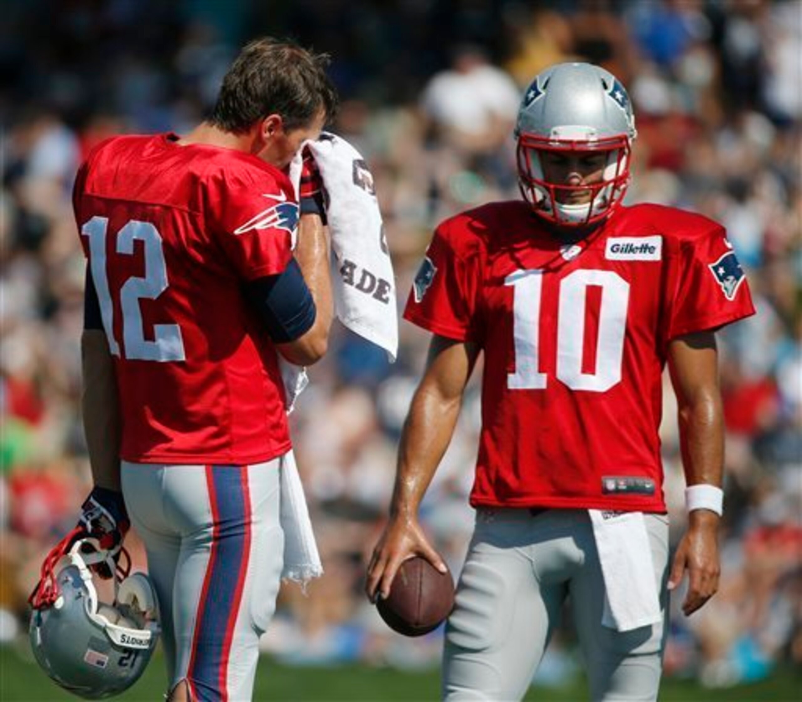 There will be a new QB under center in New England for the first four games.