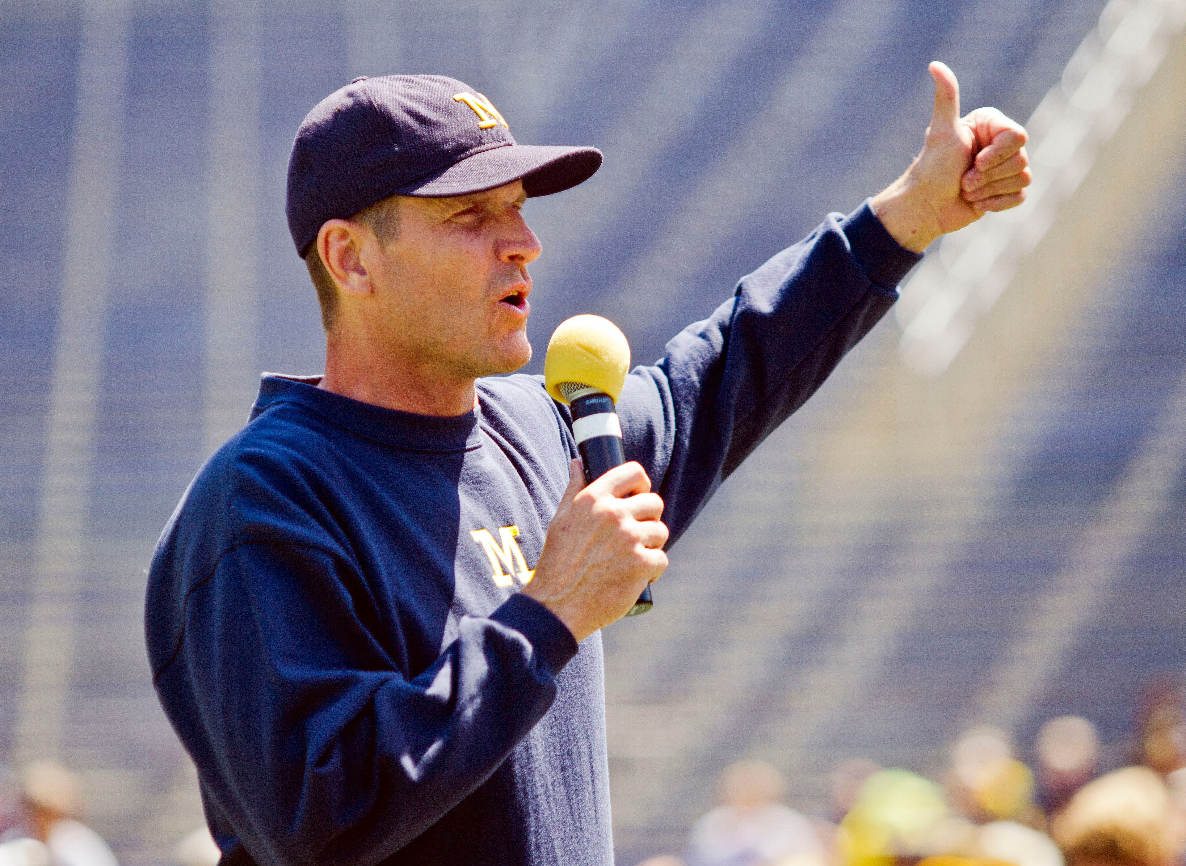 Jim Harbaugh has given Michigan's strong program a renewed national profile.