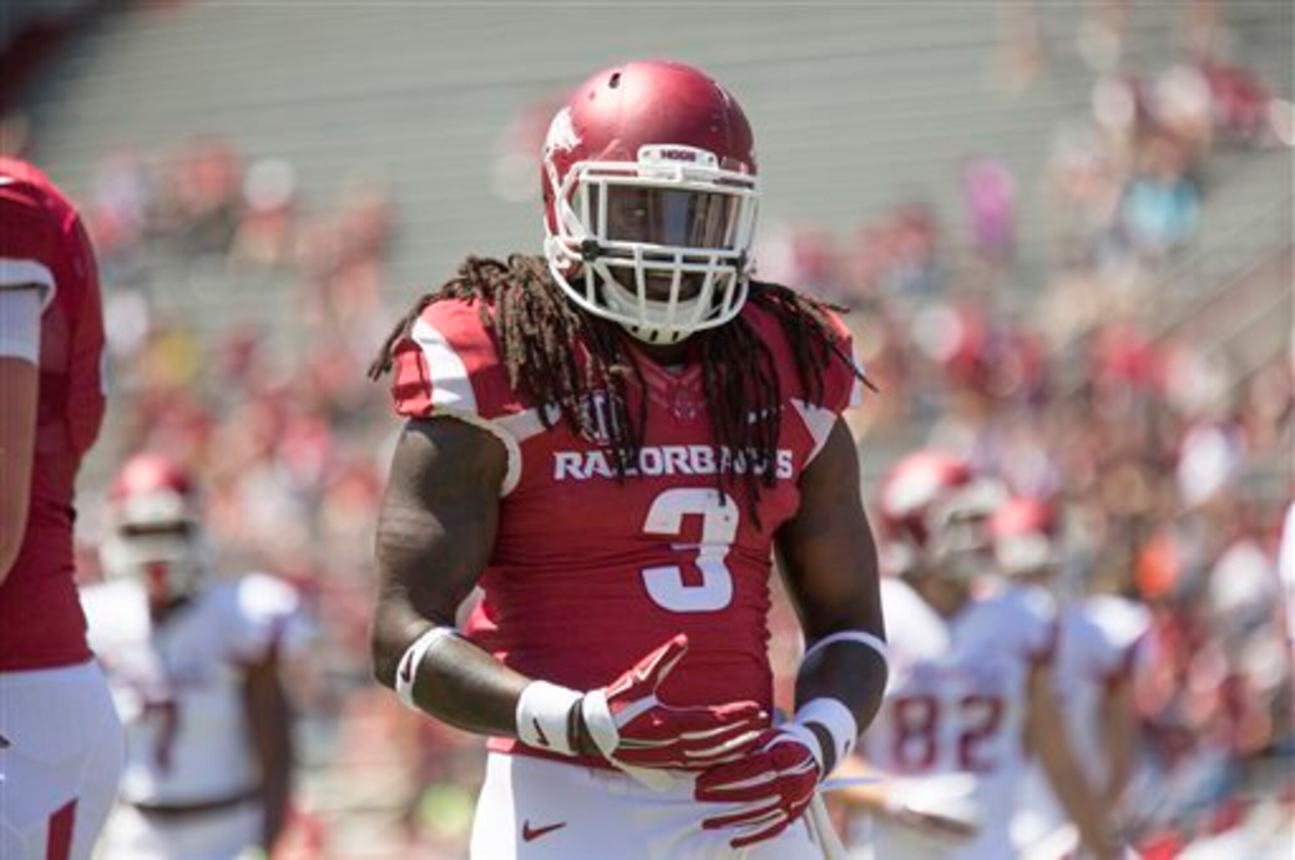 Alex Collins would be a Heisman possibility if he did not split carries.