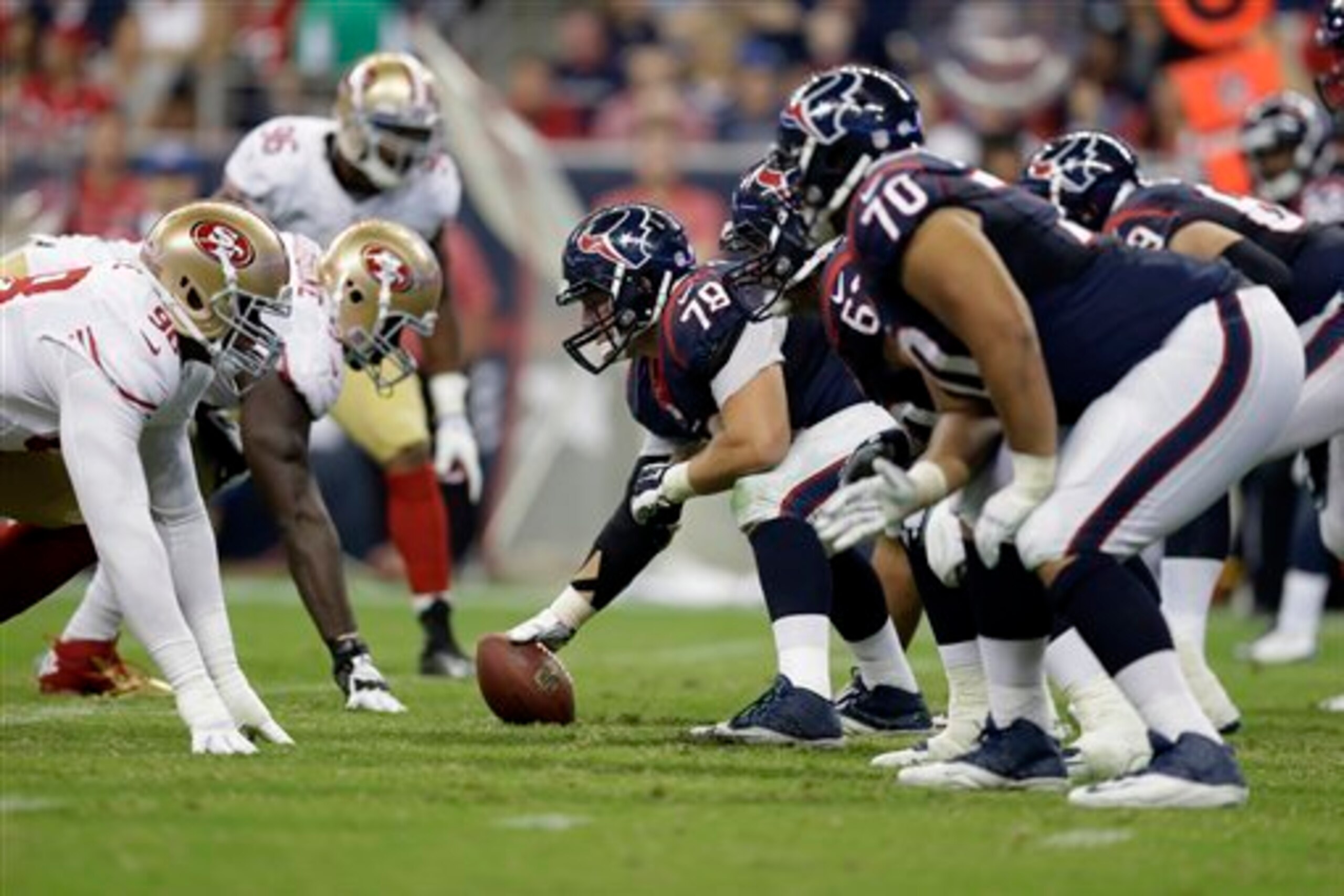 The 49ers open up the 2015 preseason with a road contest against the Houston Texans.