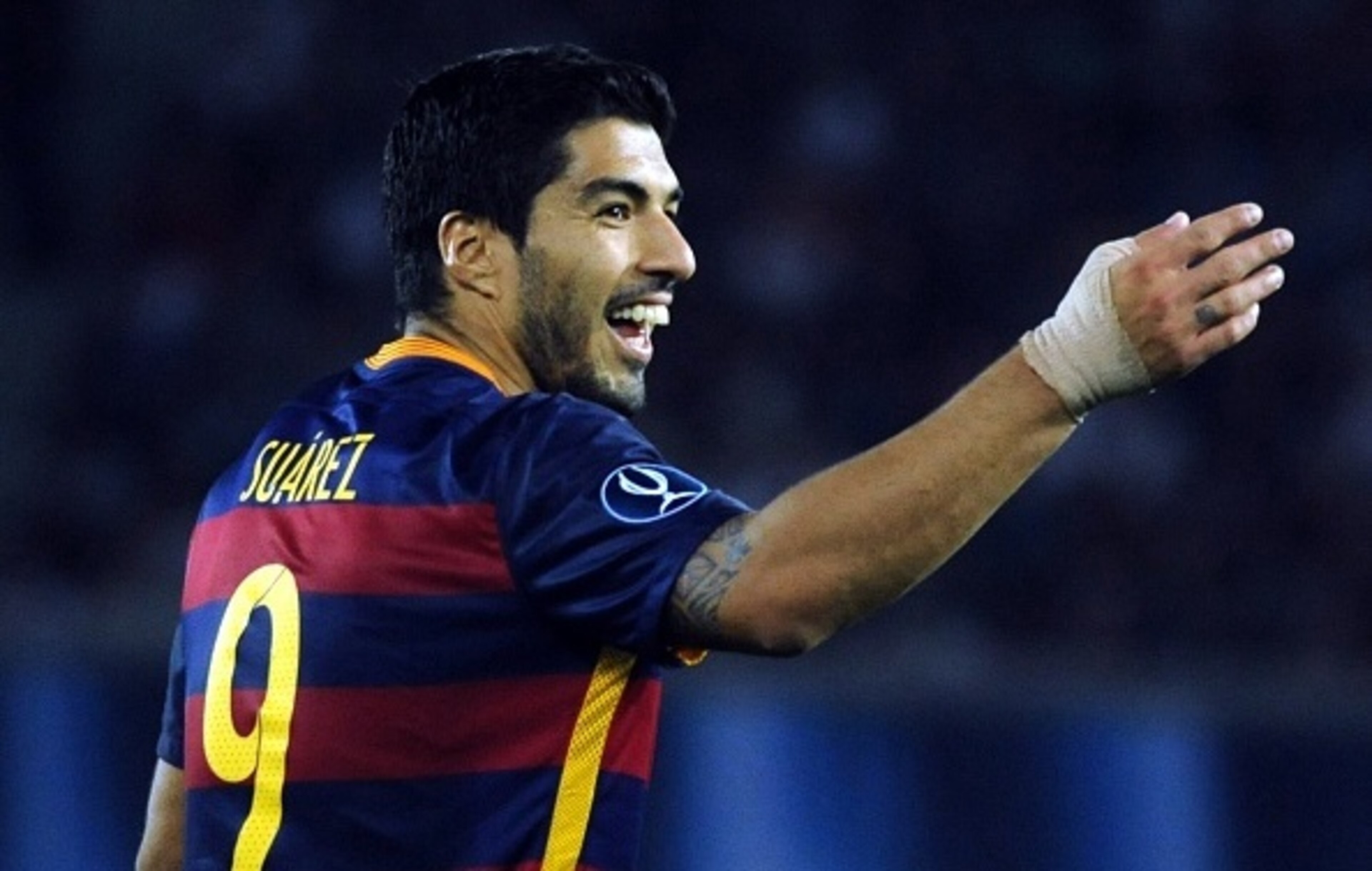 Luis Suarez has begun 2015/16 as he ended his first campaign for Barcelona. Luis Suarez has begun 2015/16 as he ended his first campaign for Barcelona.