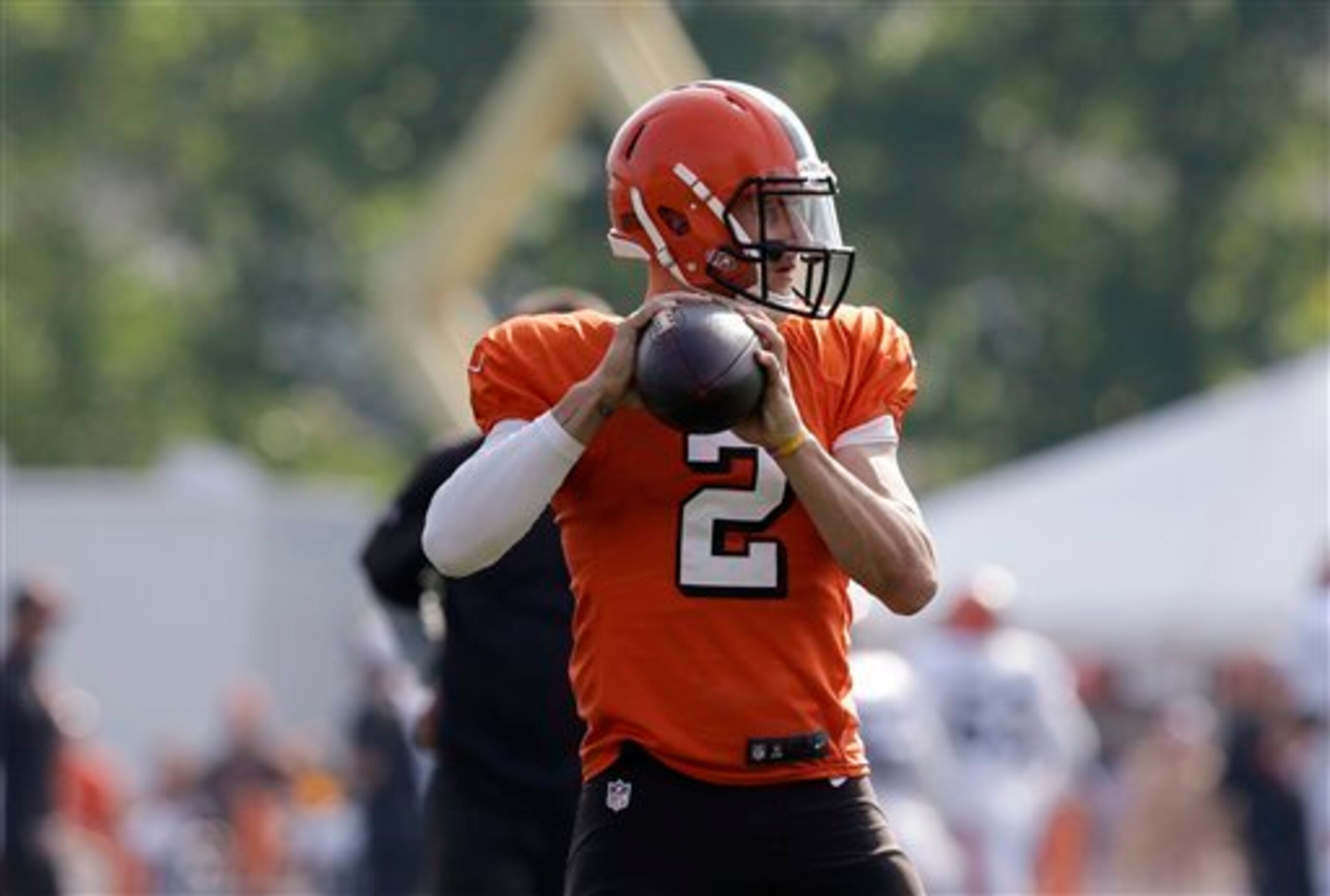 Johnny Manziel will compete with a lackluster group of Browns quarterbacks for the starting job in 2015. Johnny Manziel will compete with a lackluster group of Browns quarterbacks for the starting job in 2015.