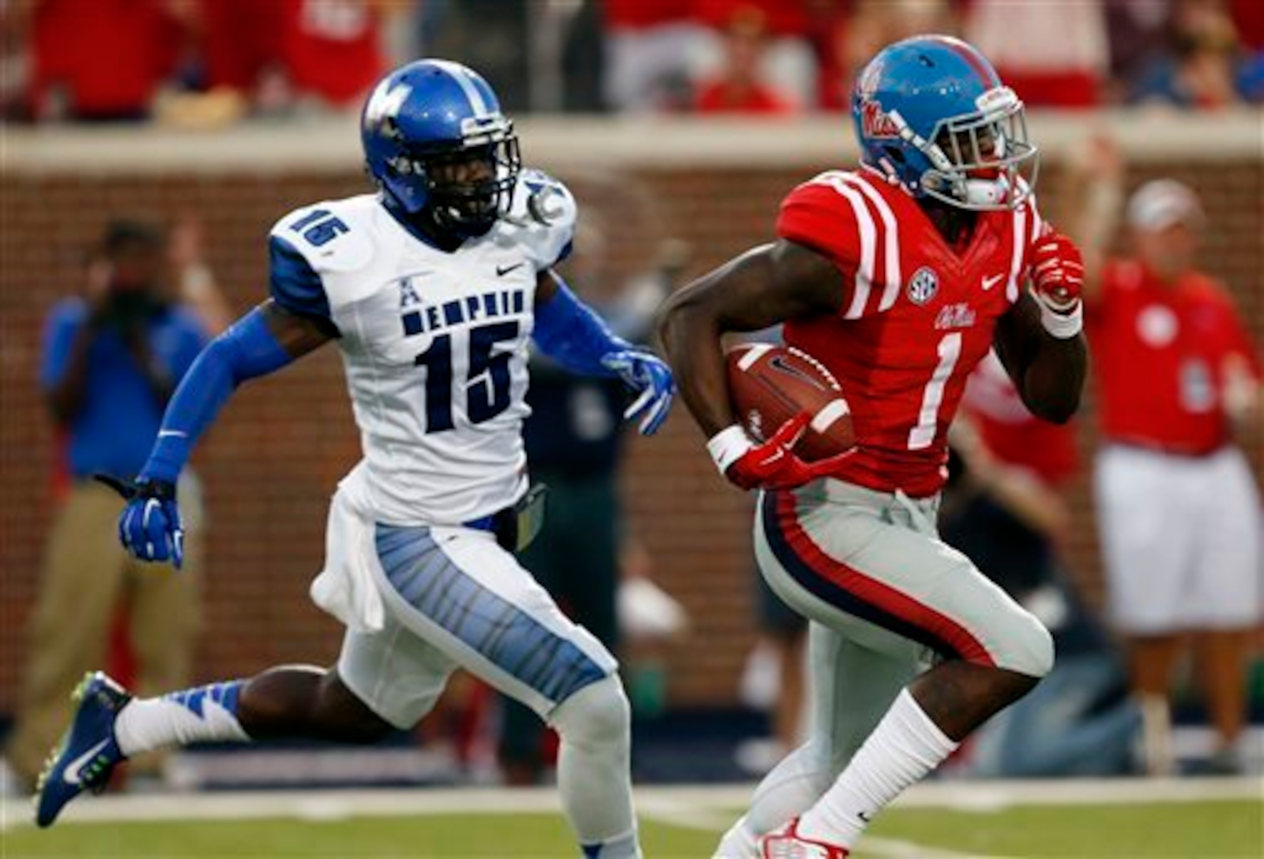 Top players like Ole Miss' Laquon Treadwell (right) make the SEC so deep.