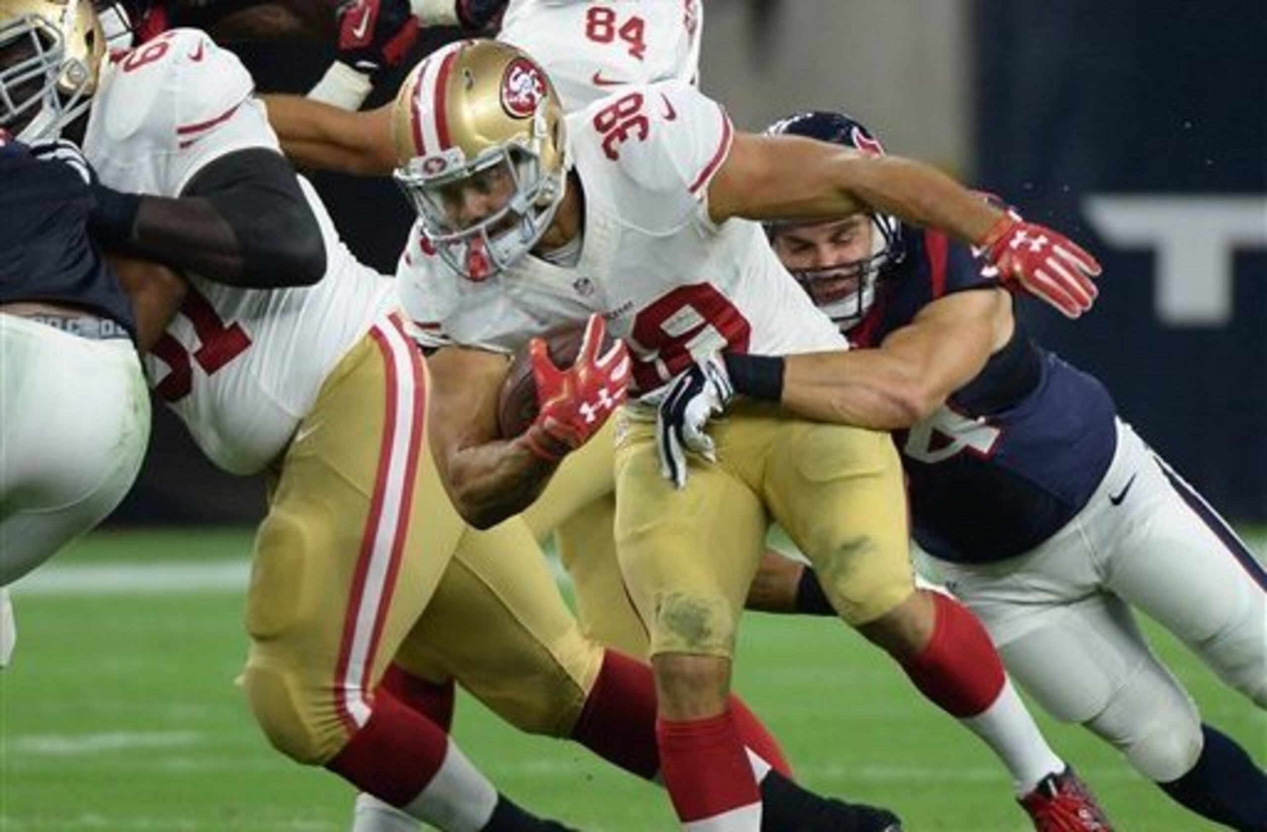 Jarryd Hayne wanted to show his football side rather than his rugby abilities.