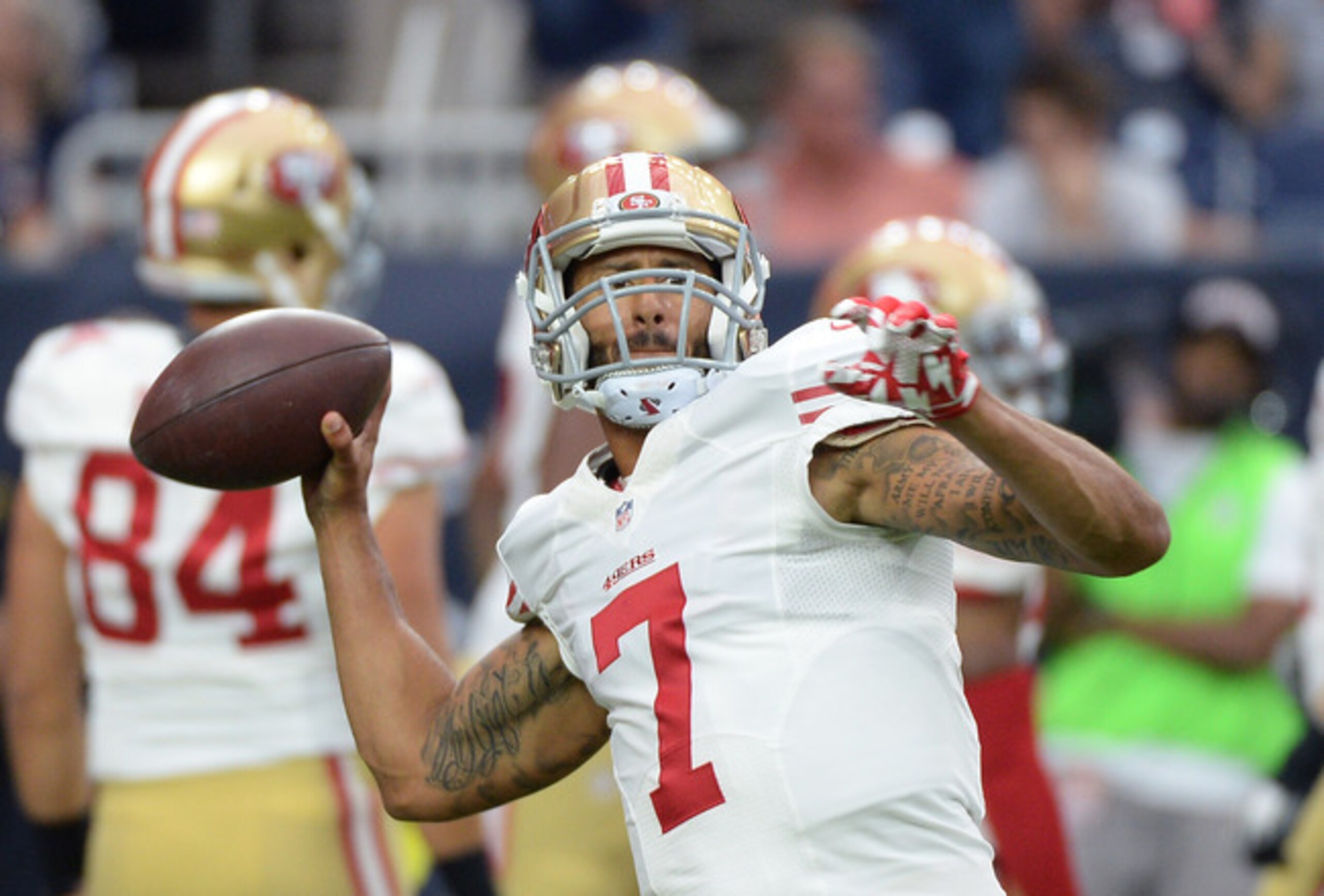 Colin Kaepernick didn't show much Saturday.