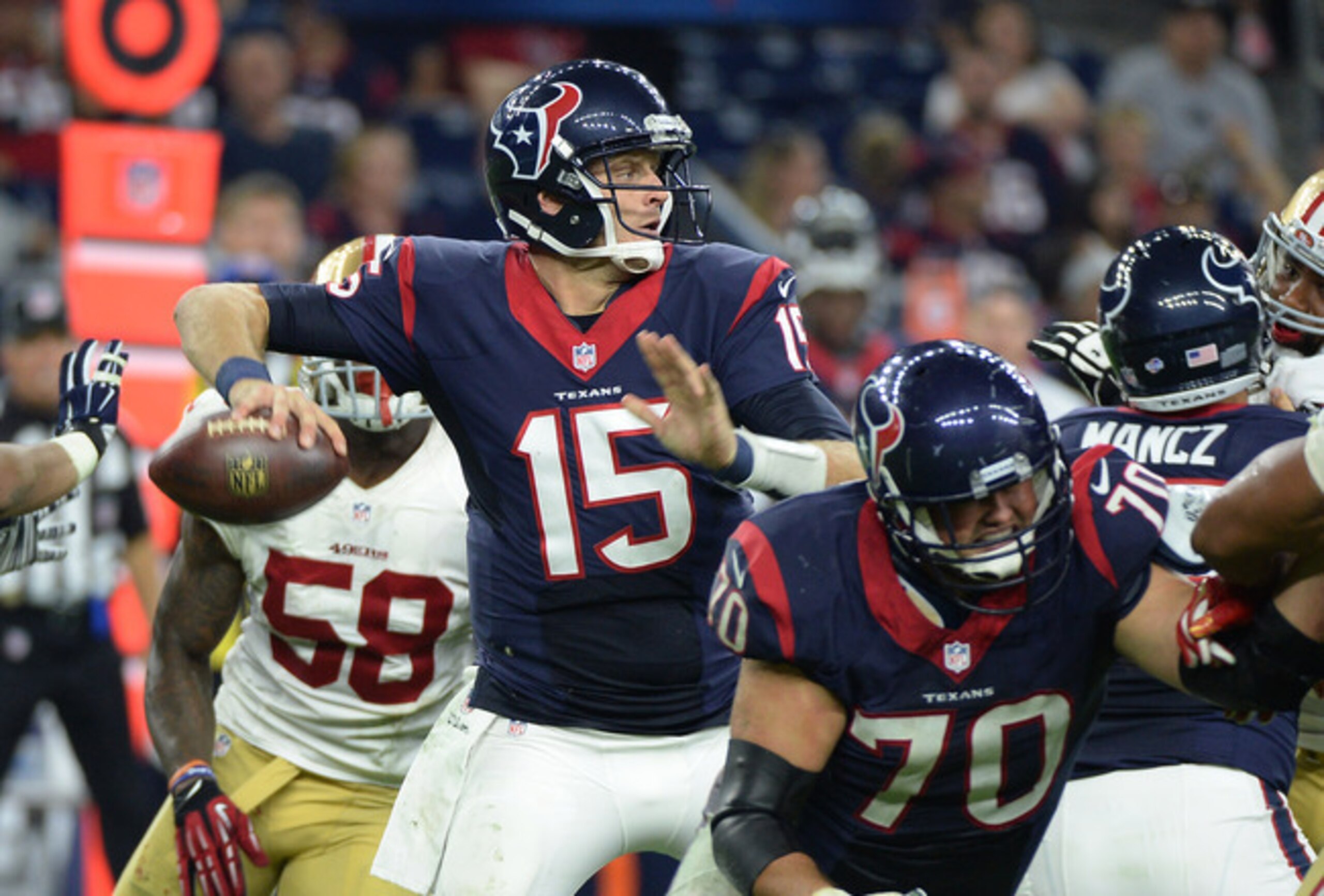 Ryan Mallett is making things interesting for Houston.