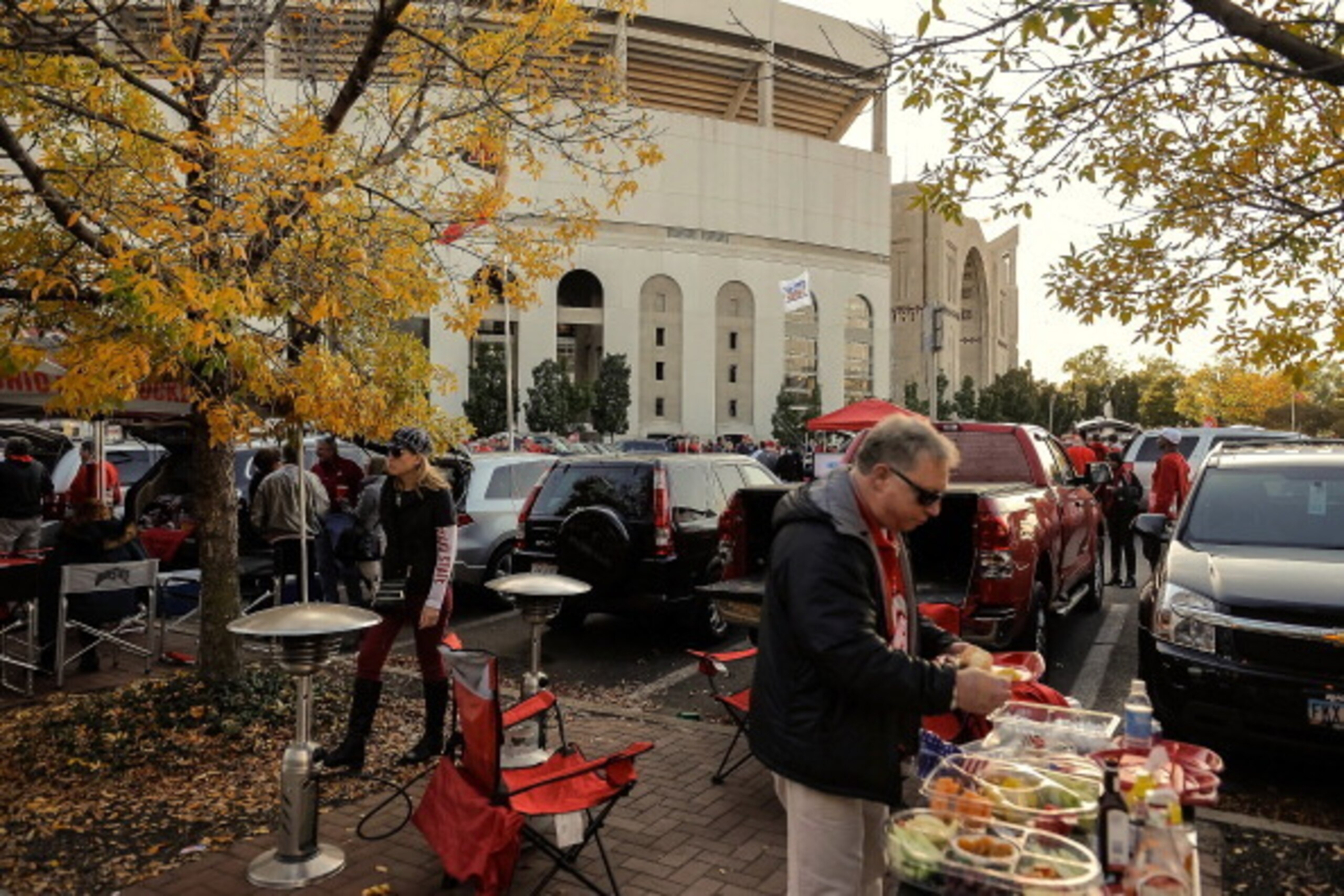 Ohio State fans have plenty of tailgating options in Columbus.