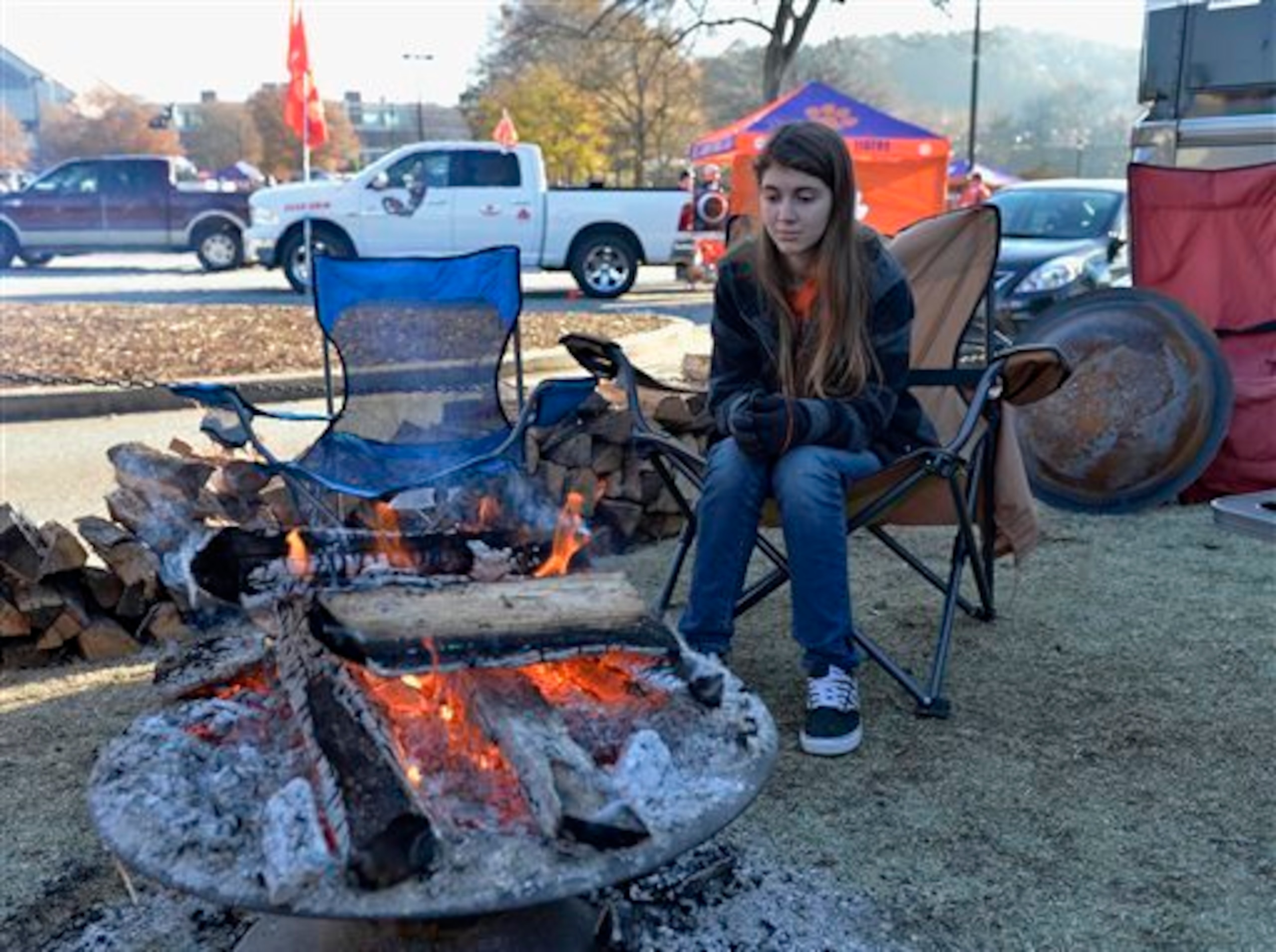 Memorial Stadium routinely attracts thousands of devoted tailgaters for Clemson games.