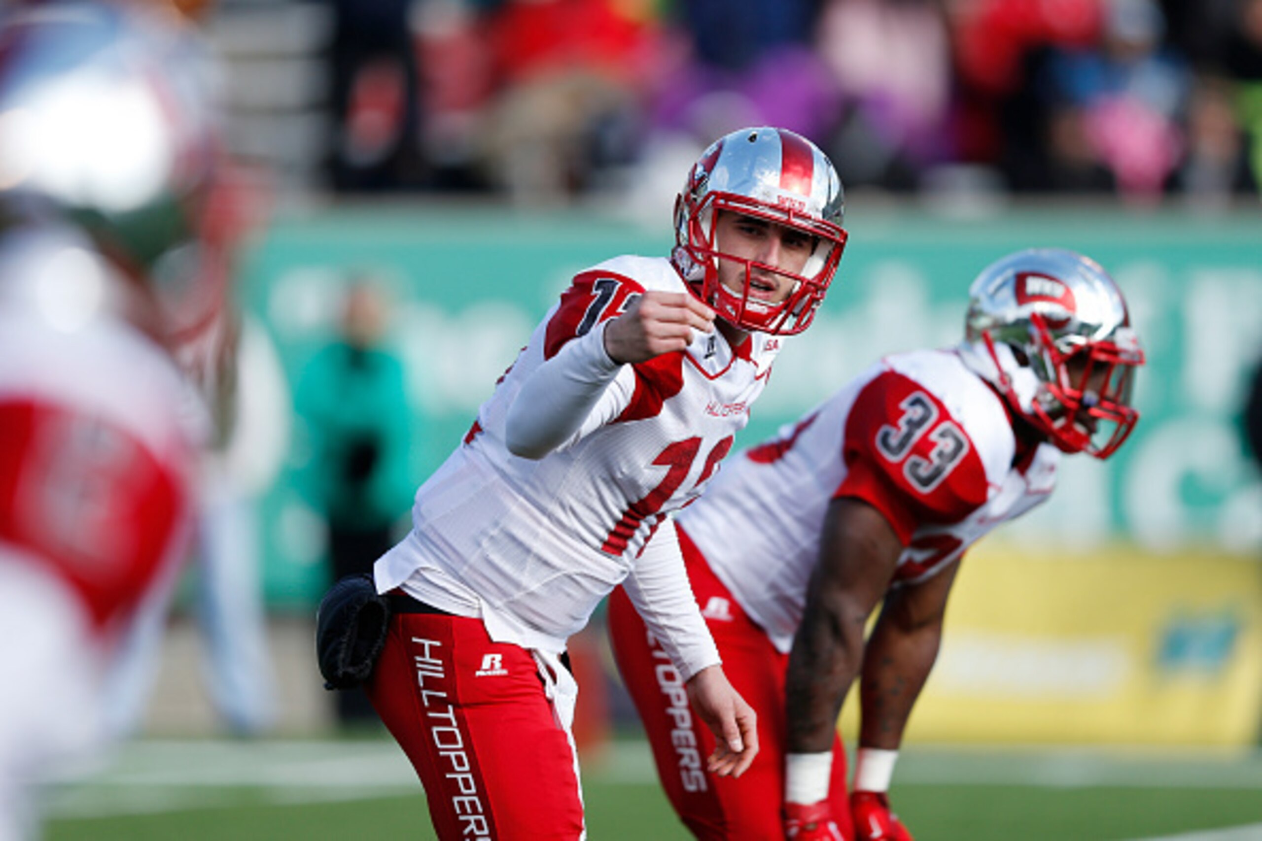 Western Kentucky QB Brandon Allen and RB Leon Allen