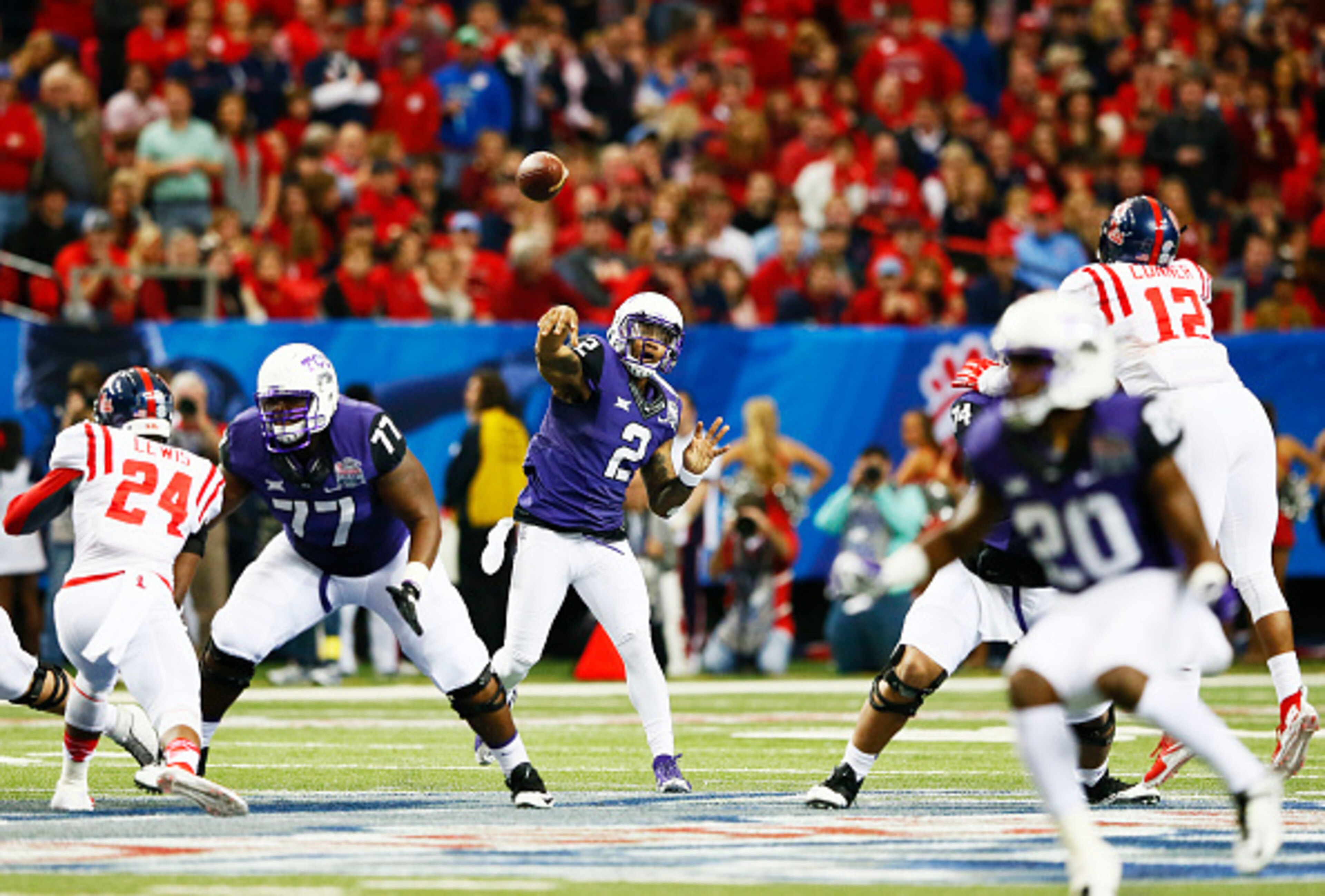 Boykin and the Horned Frogs have one last lesson to teach the Longhorns, who are trying to emulate their offensive turnaround from 2014.