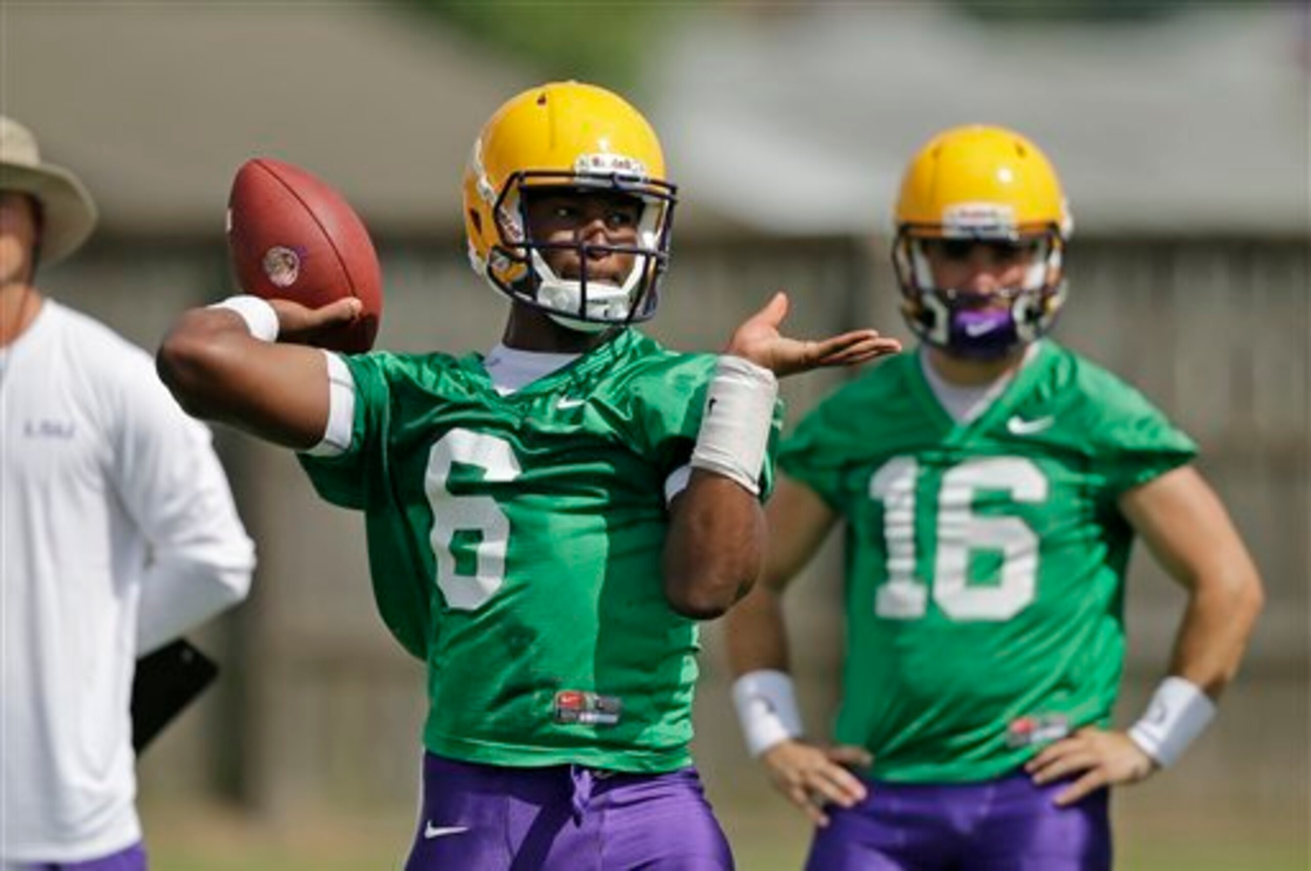Brandon Harris has the talent to take the LSU quarterback job as his own. Brandon Harris has the talent to take the LSU quarterback job as his own.