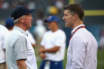 The Chicago Bears are still growing under new head coach John Fox (left) and new general manager Ryan Pace.