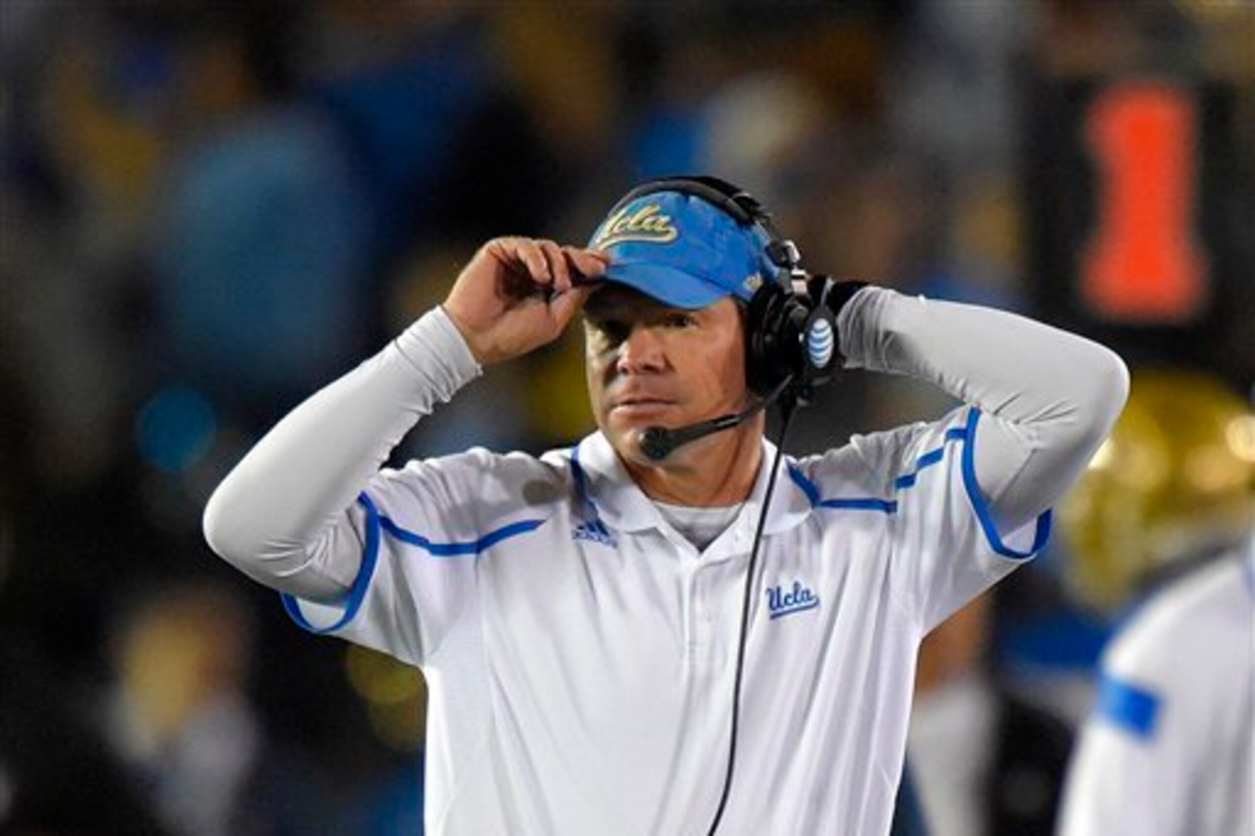 Head coach Jim Mora.