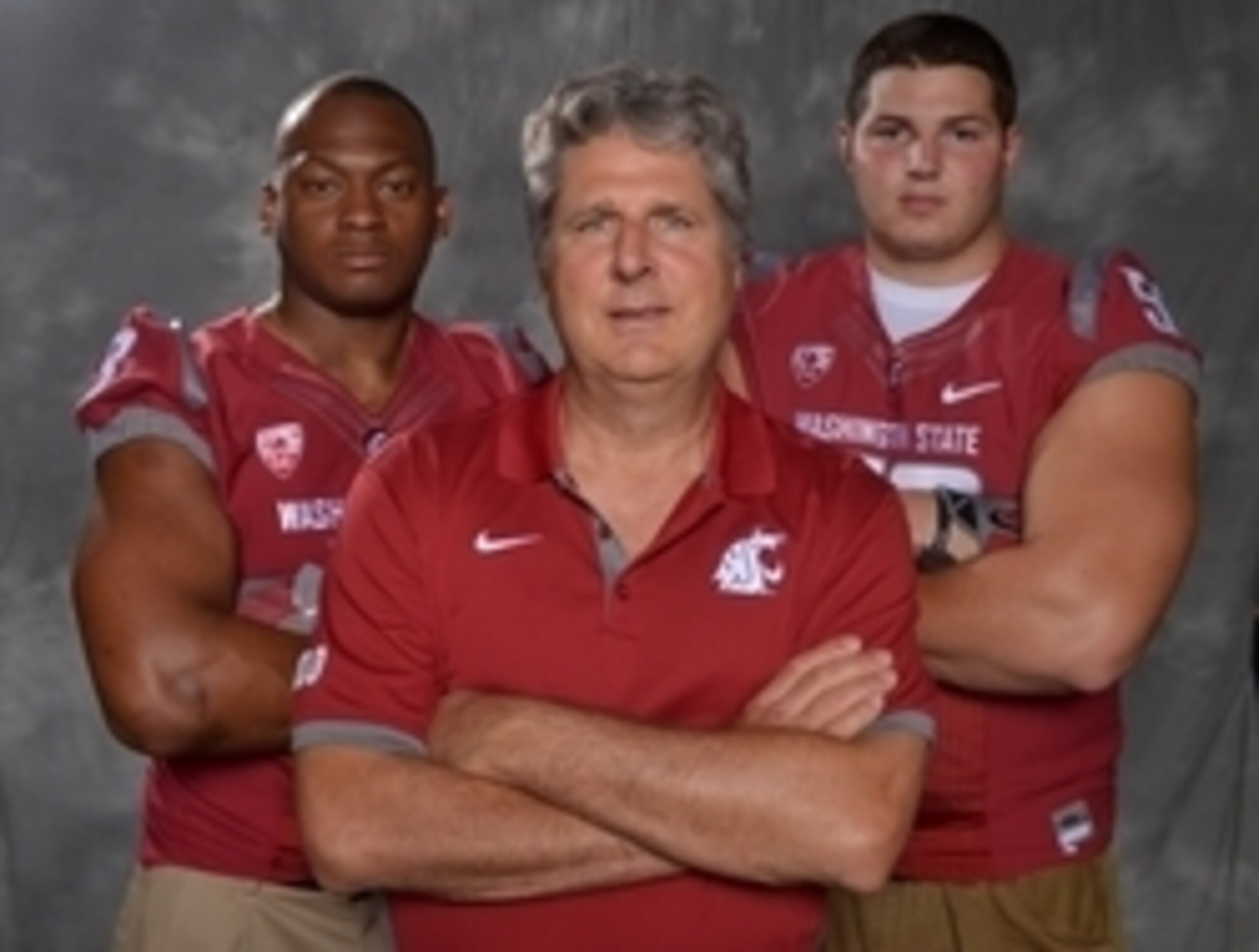 Mike Leach at media day.