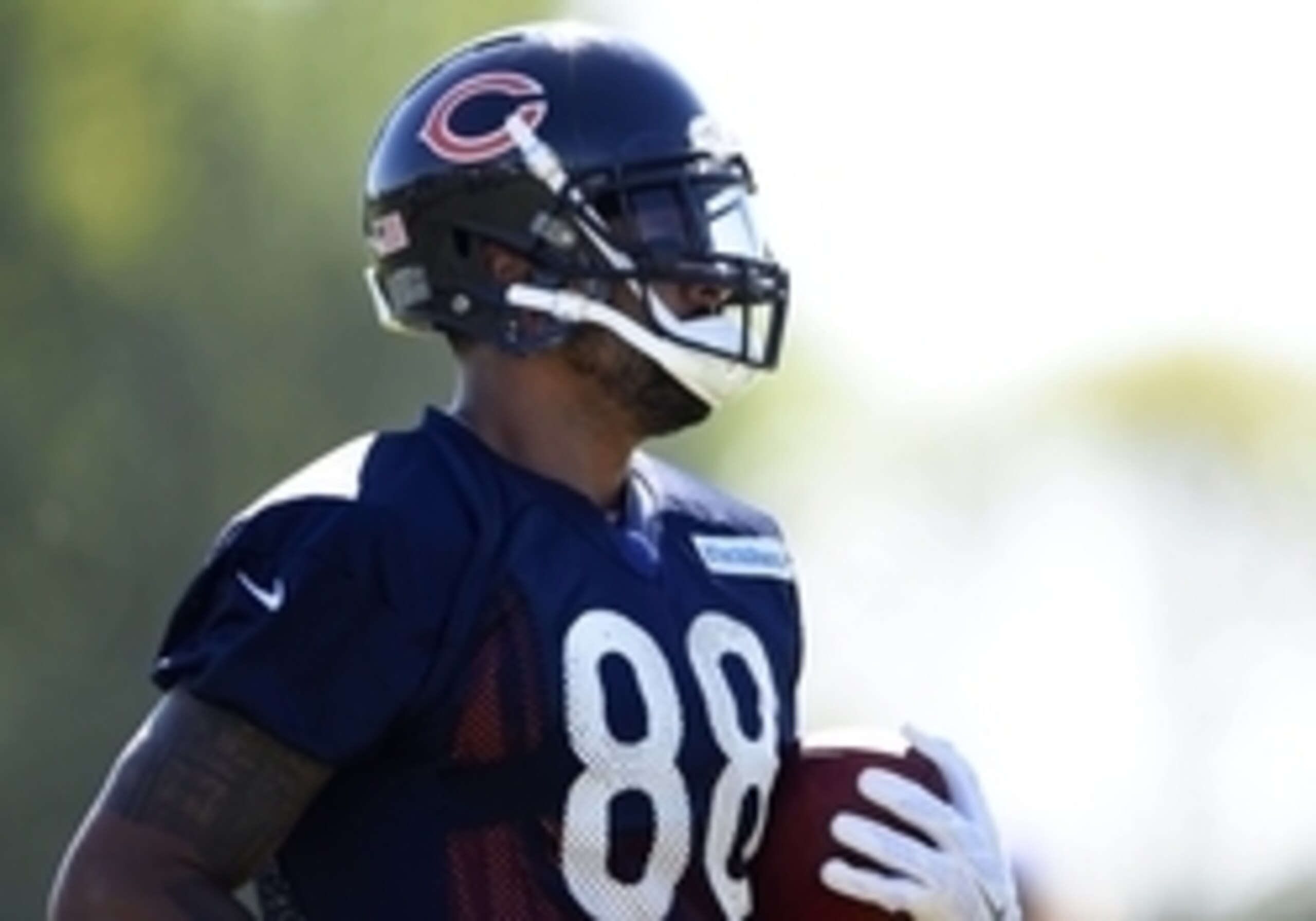 Dante Rosario is one of six tight ends vying to be Martellus Bennett's backup this season.