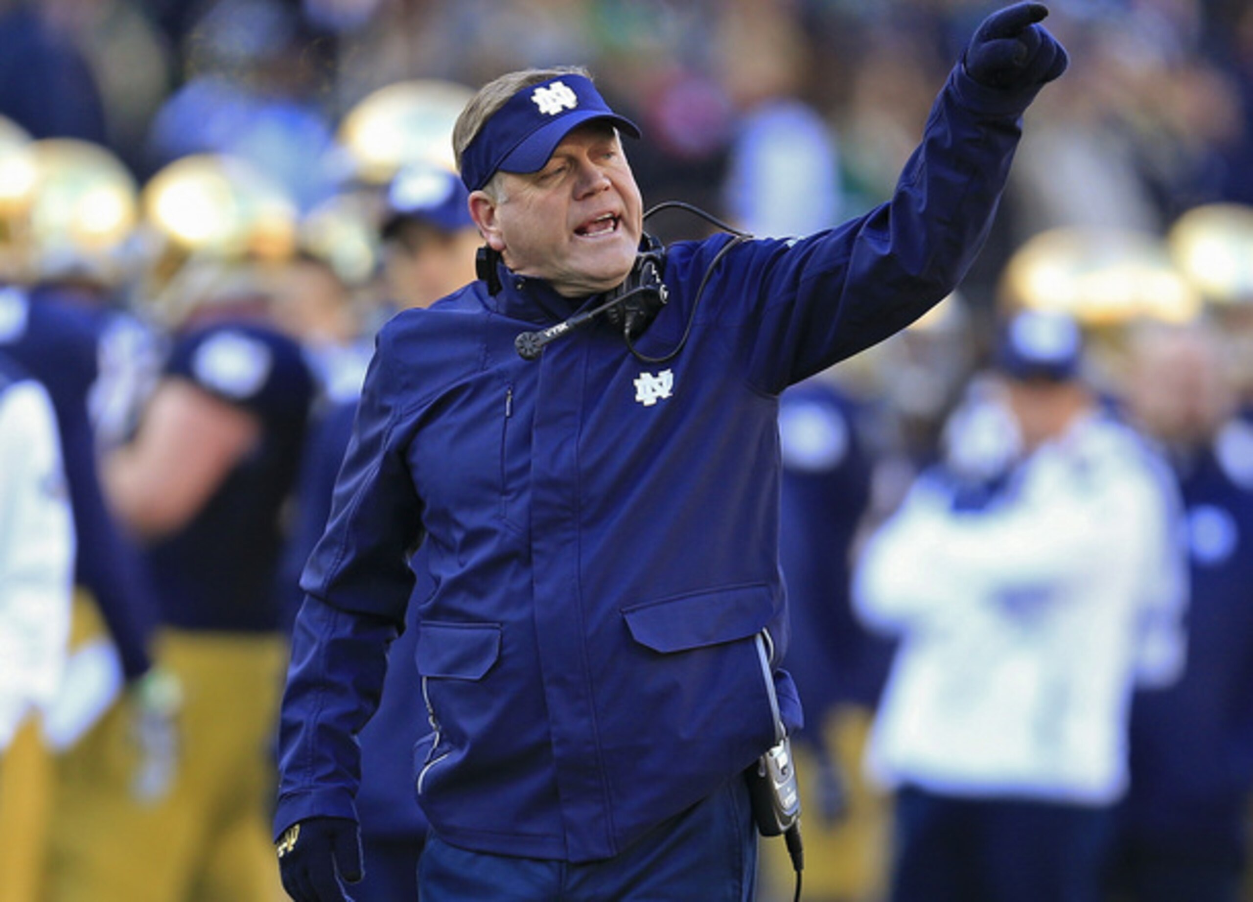 Head coach Brian Kelly.