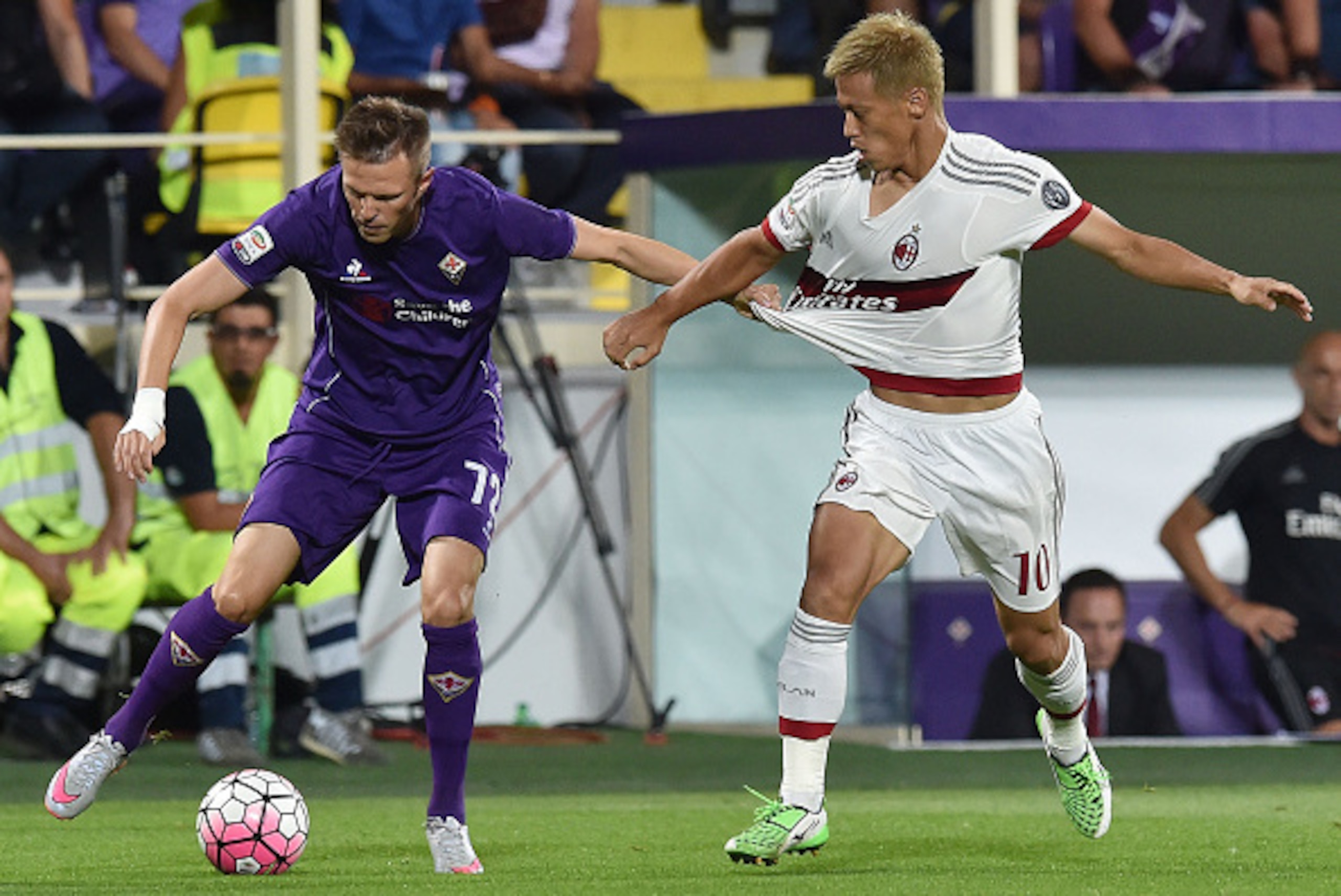 Milan and Fiorentina kicked off the season at the Artemio Franchi on Sunday.