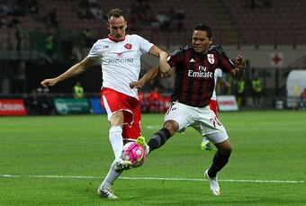 Bacca's debut in the league wasn't as good as his Coppa performance on Monday.
