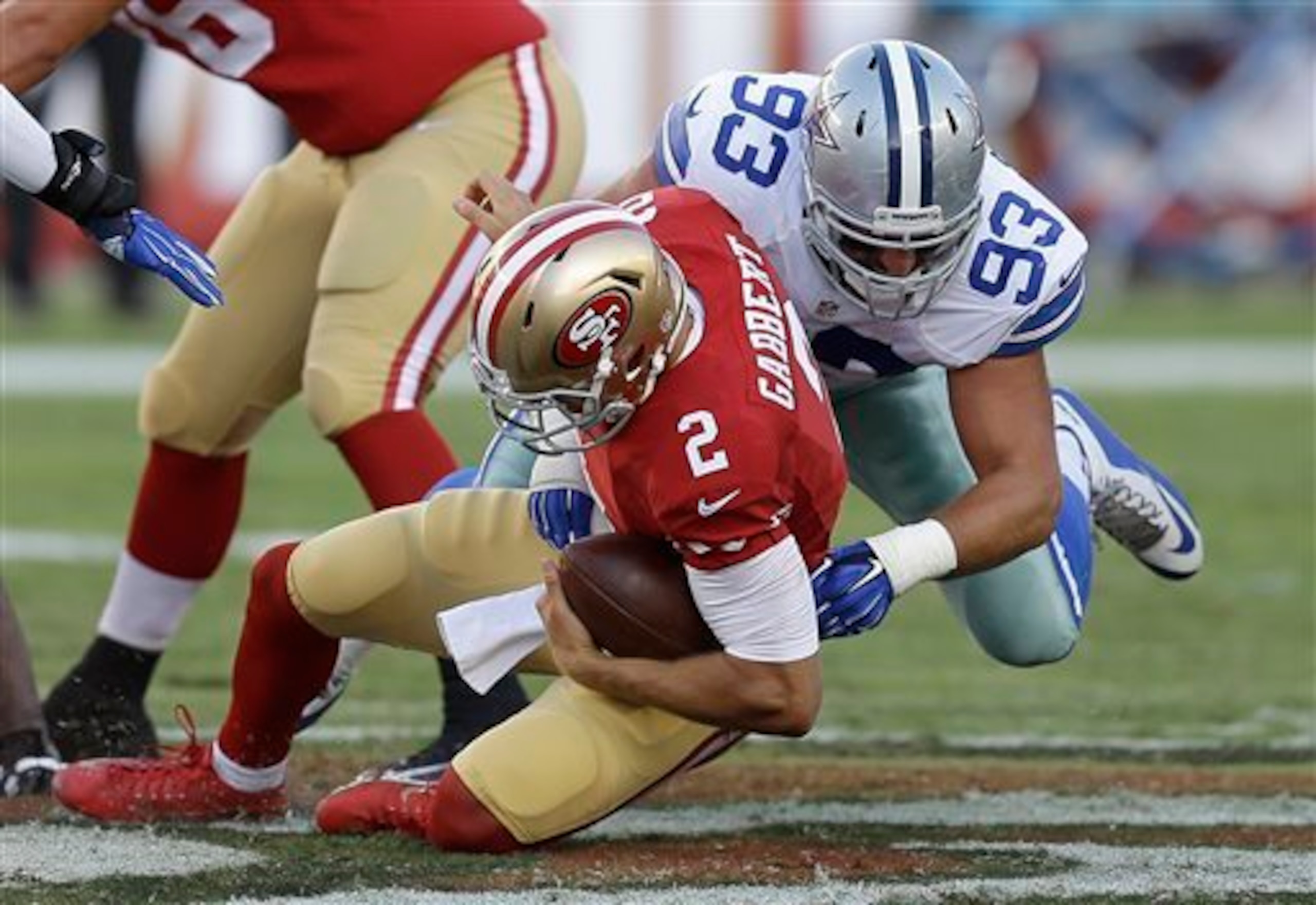 San Francisco's offense wasn't particularly stellar against Dallas on Sunday.