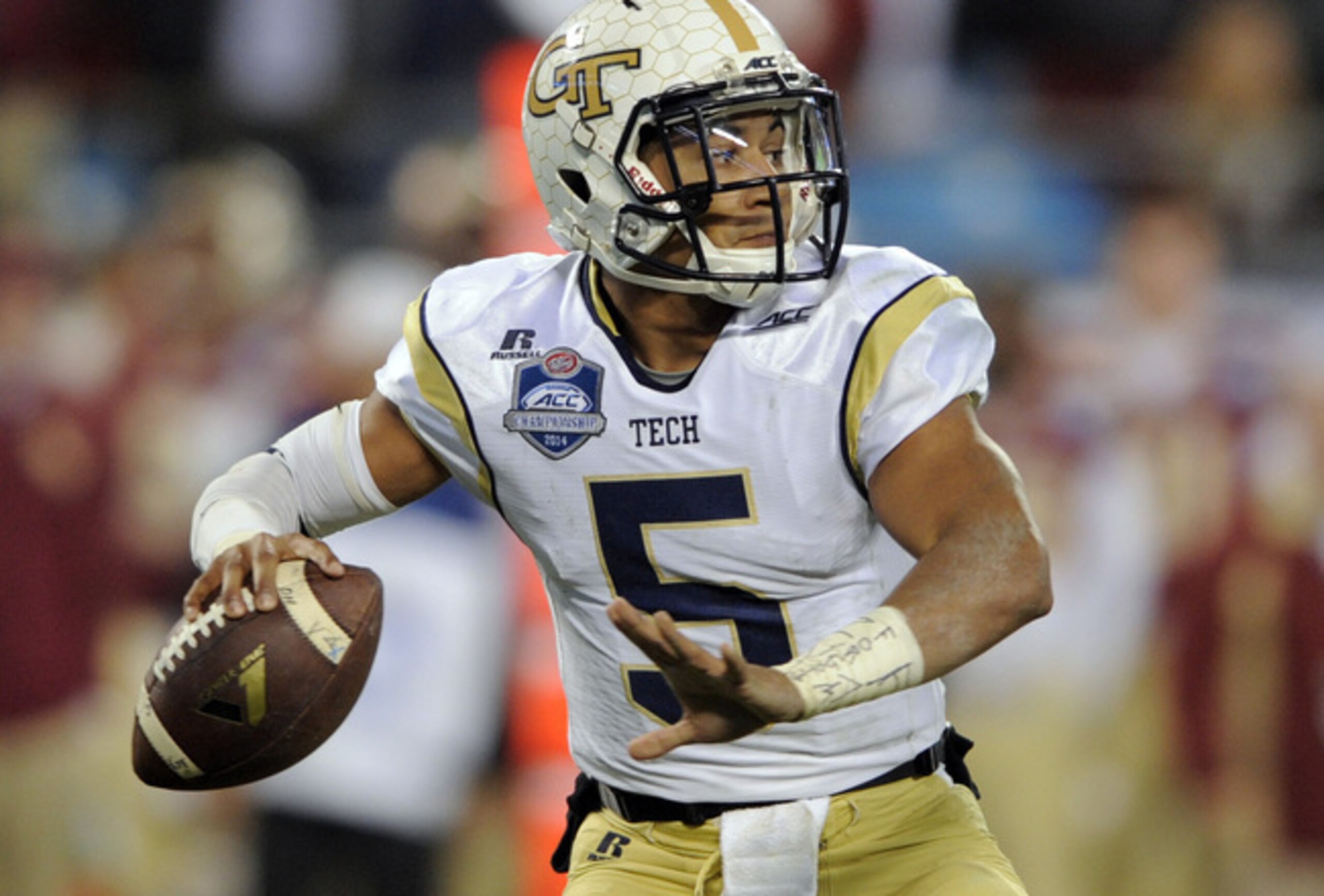 Justin Thomas is the fulcrum in Georgia Tech's flexbone option offense.