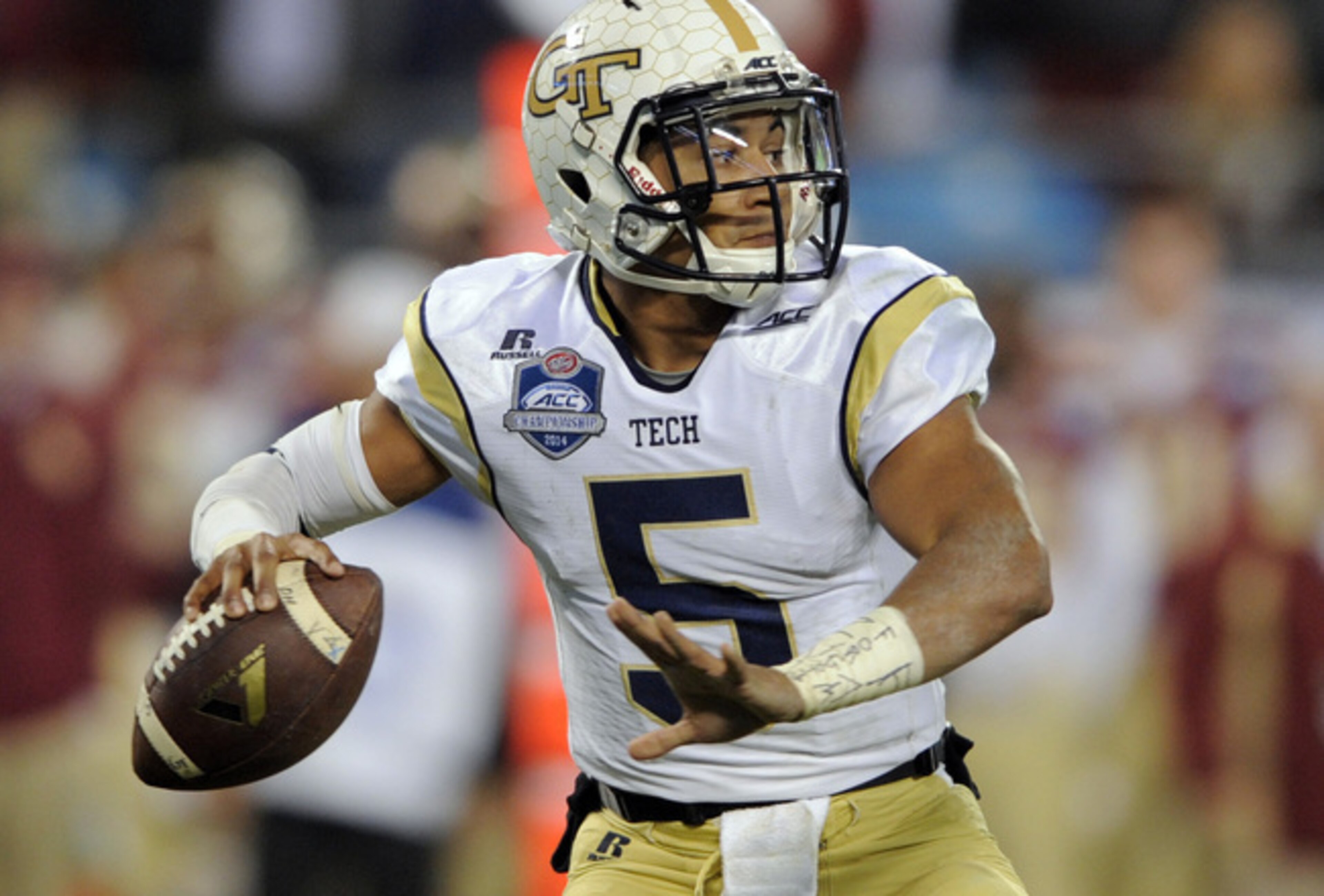 Justin Thomas is the fulcrum in Georgia Tech's flexbone option offense.