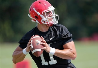 Greyson Lambert has been a surprising entrant in the Bulldogs' QB derby.