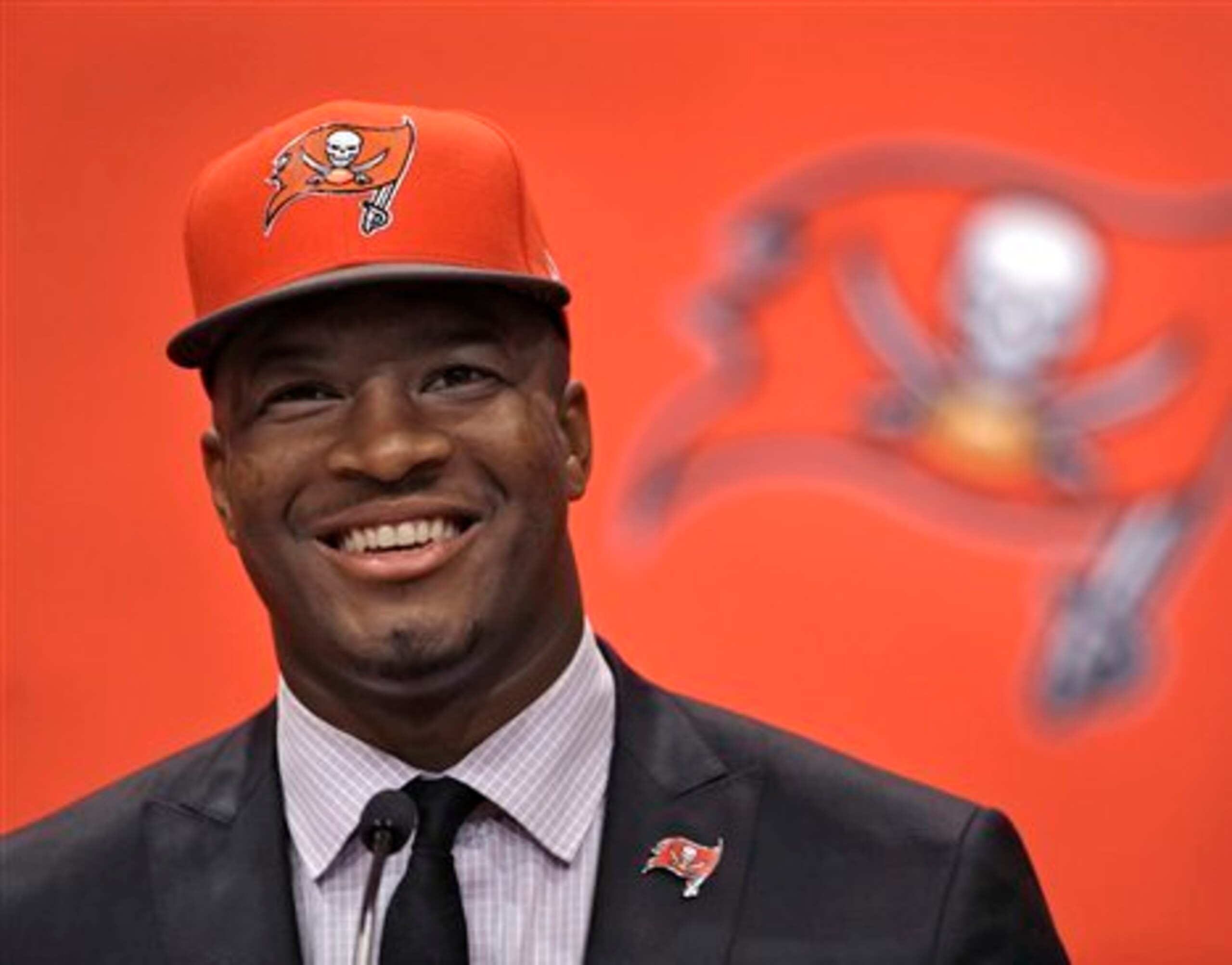 Winston introduced with the Bucs.